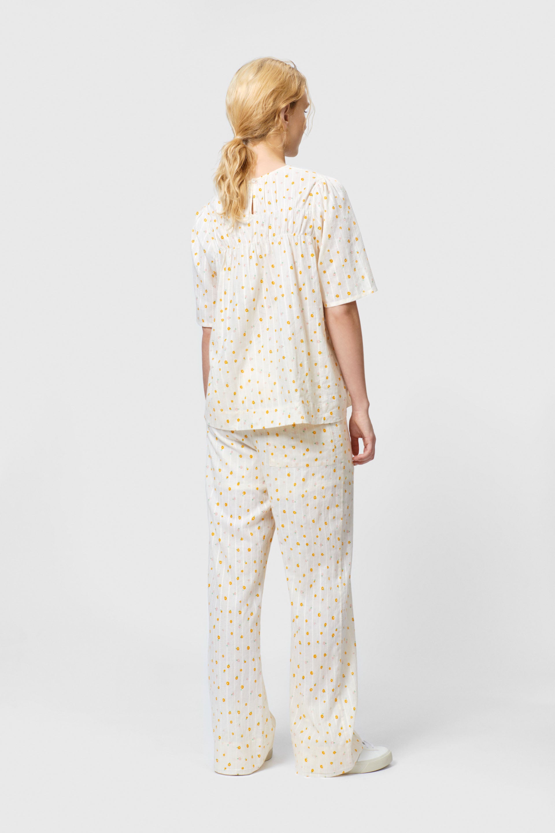 nué notes Atticus Blouse Blouses 161 Orange Flowers