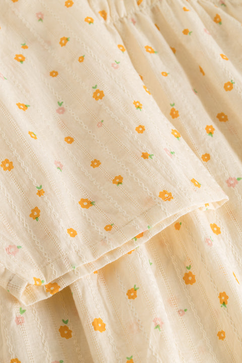 nué notes Atticus Blouse Blouses 161 Orange Flowers