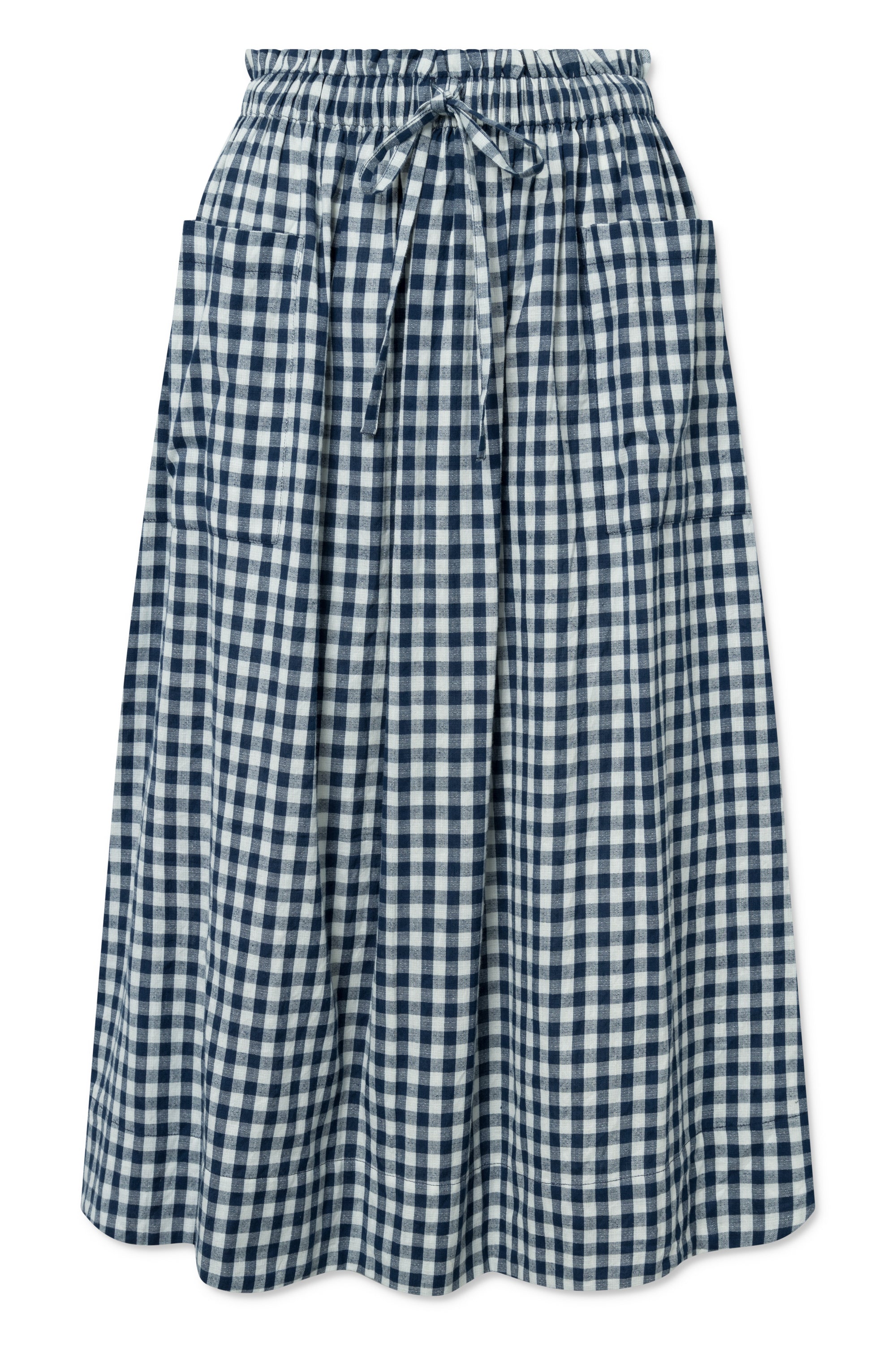 nué notes August Skirt SHORTS & SKIRTS 422 Blue Check
