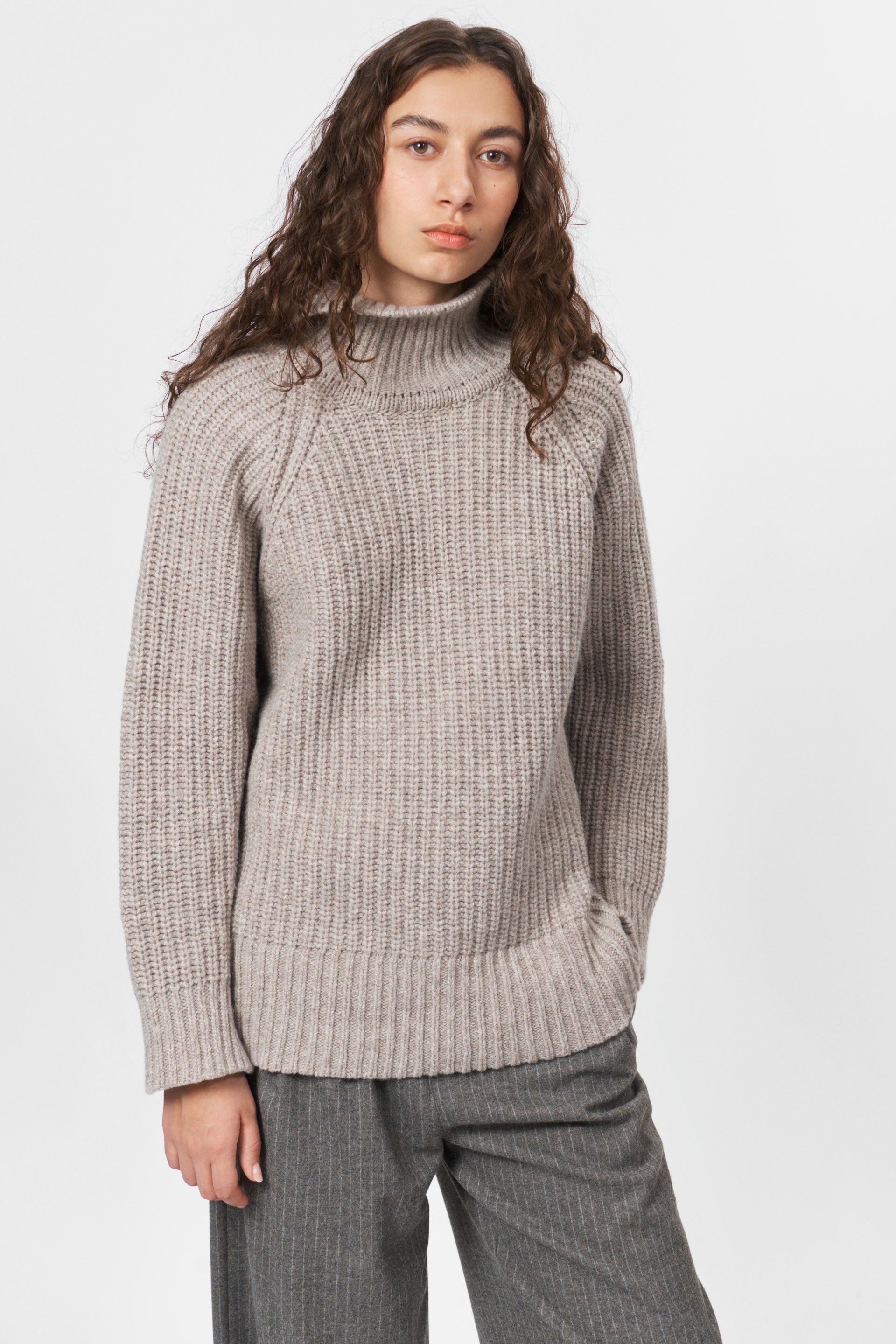 nué notes Avery Turtleneck Knitwear 105 Camel