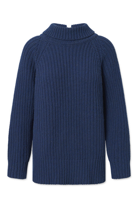 nué notes Avery Turtleneck Knitwear 499 Navy