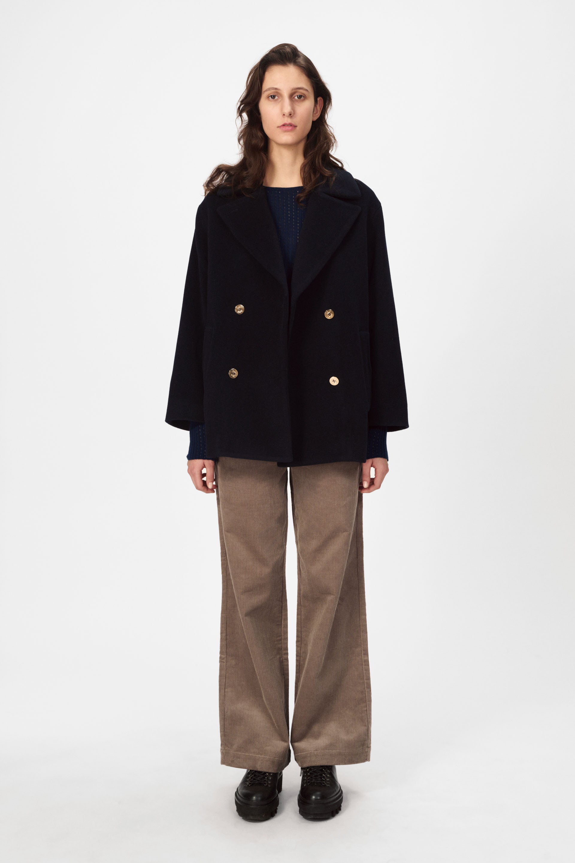 nué notes Belfast Coat Coats 499 Navy