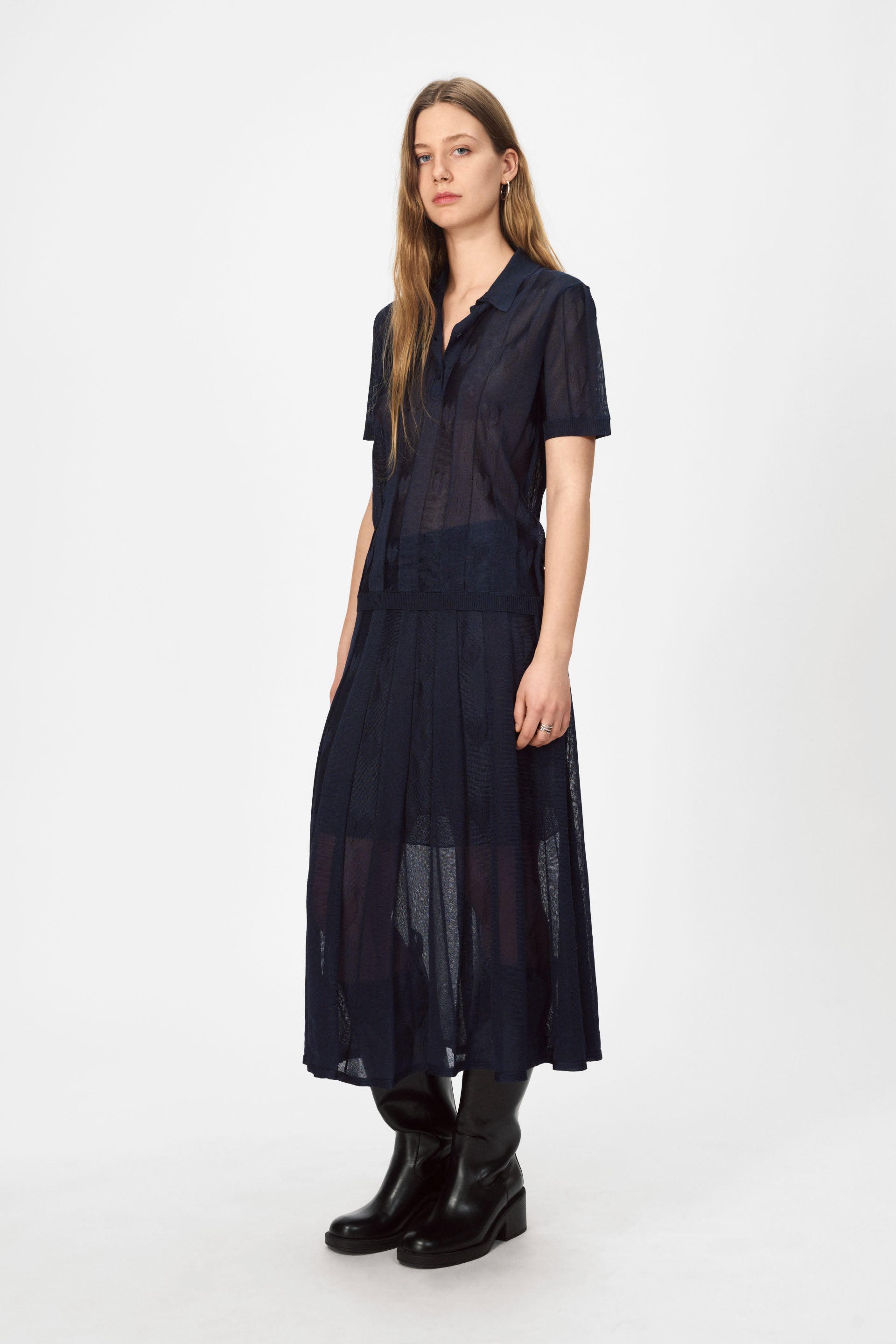 nué notes Belgrade Skirt Skirts 499 Navy
