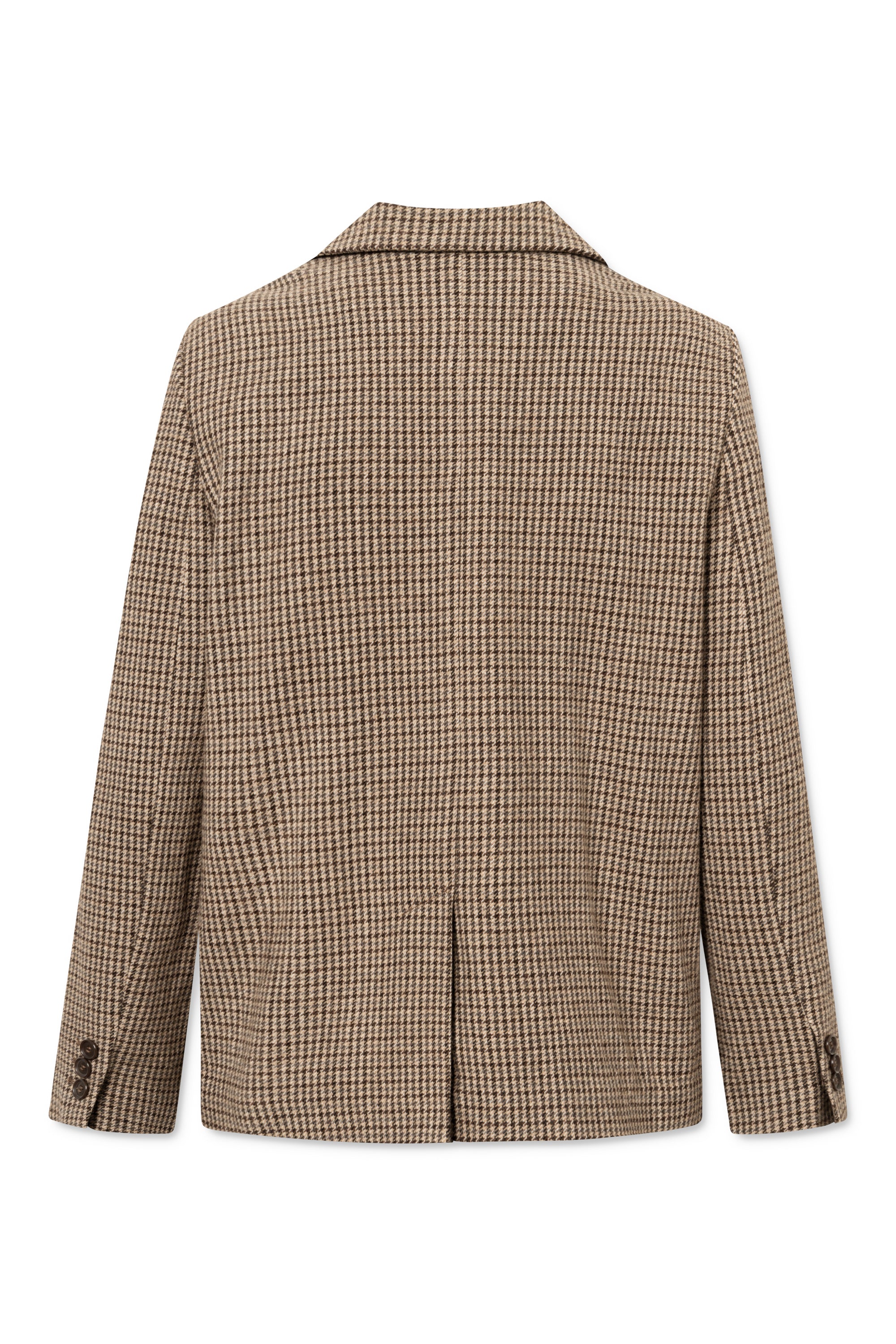 nué notes Belma Blazer - Brown Check Outerwear 700 Brown