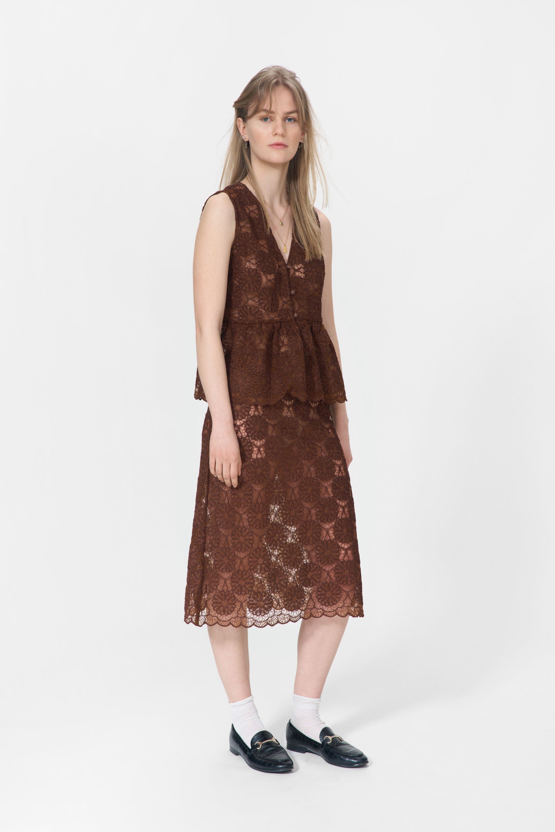 nué notes Bologna Top Tops 761 Cappuccino