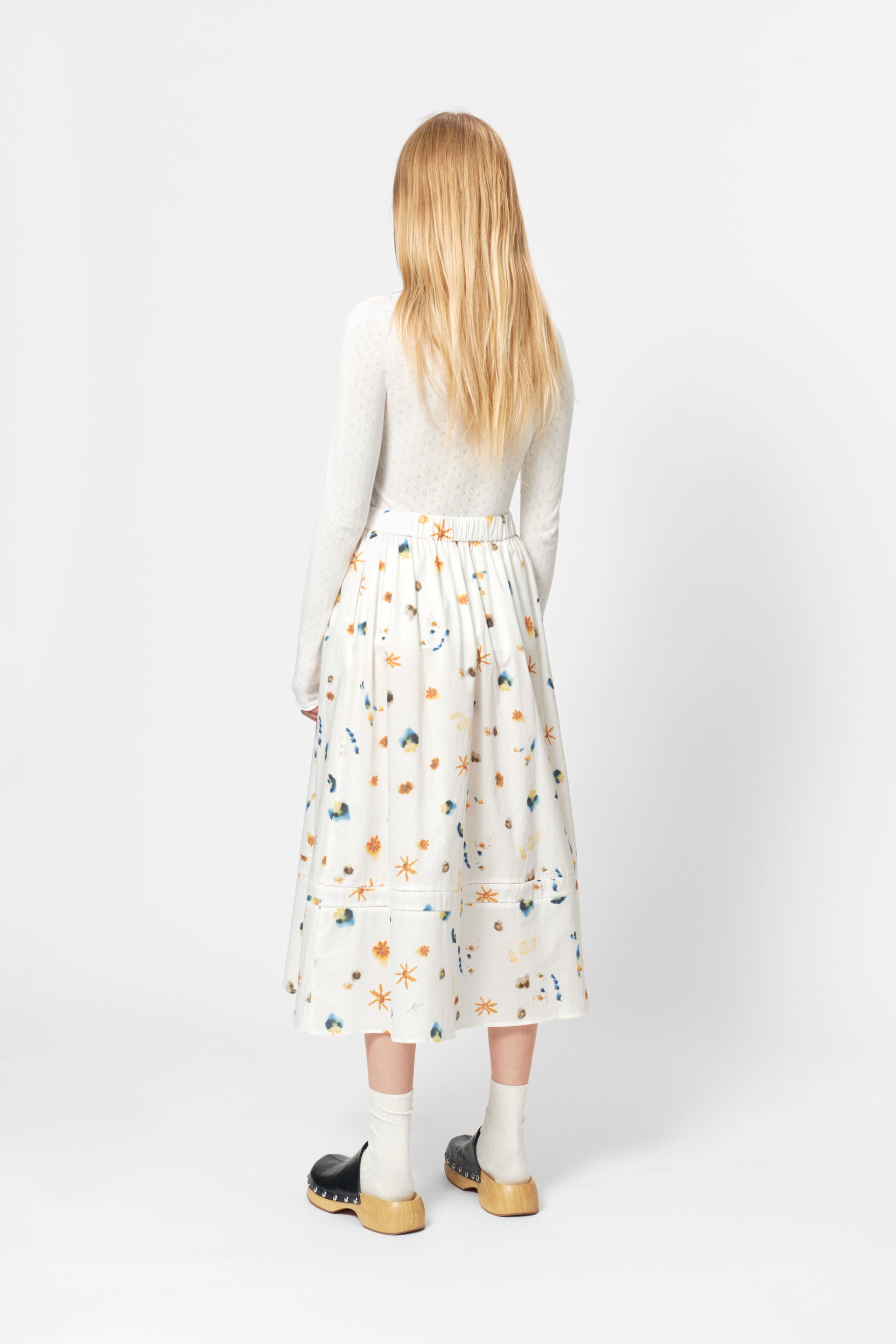 nué notes Bowie Skirt SHORTS & SKIRTS 103 Yellow Cream