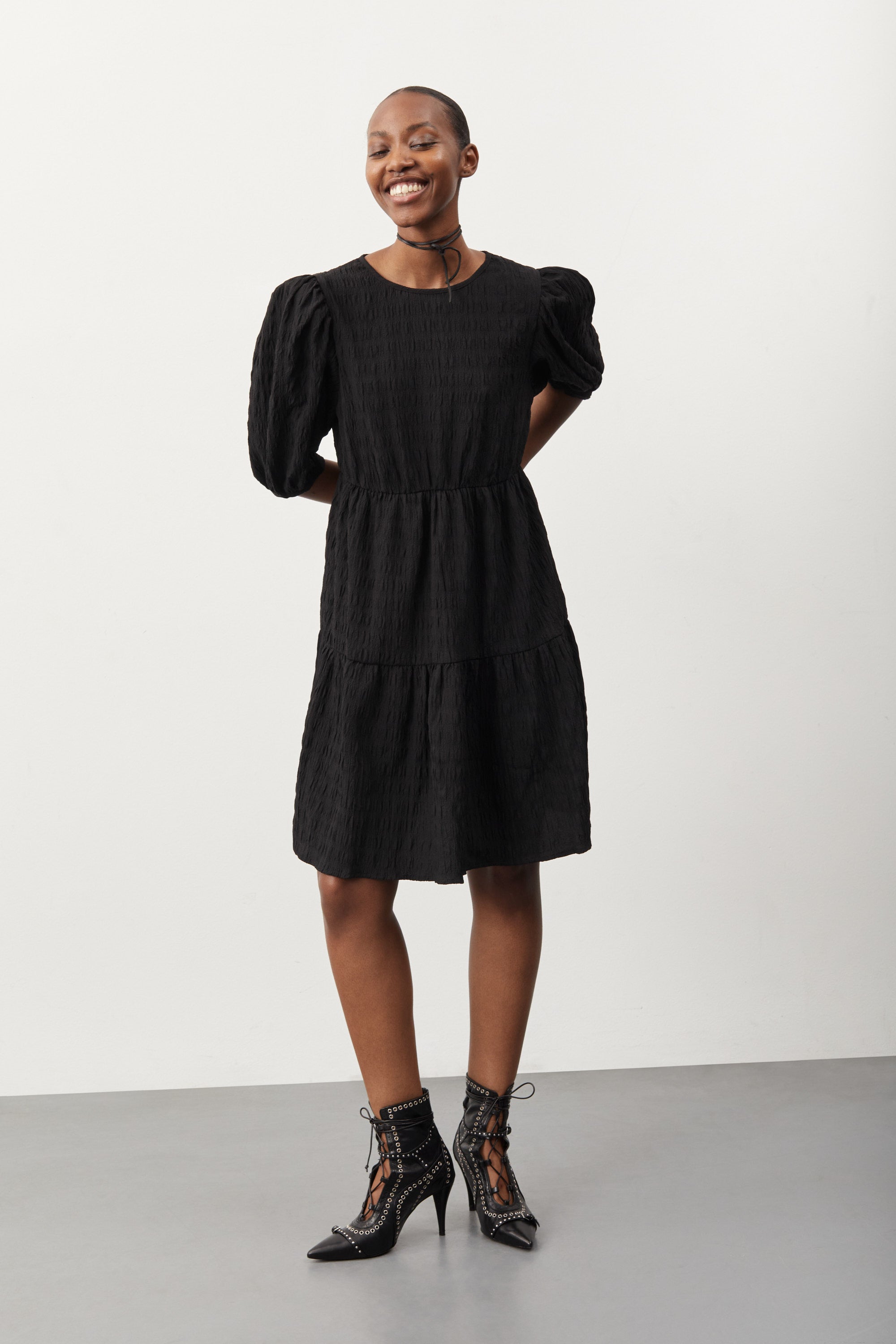 nué notes Bradley Dress - Black DRESSES 999 Black