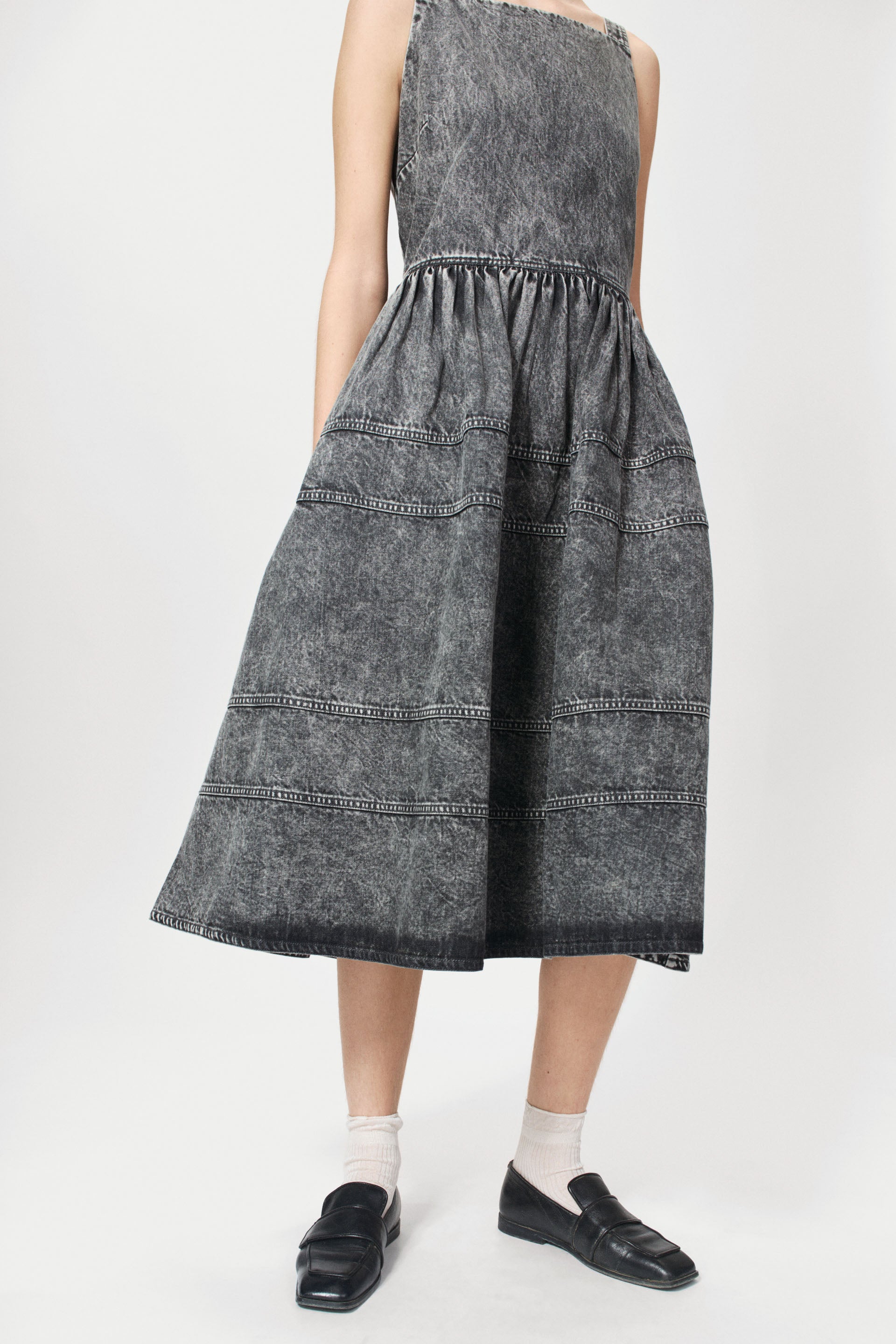 nué notes Brasilia Dress Dresses 911 Black Marble