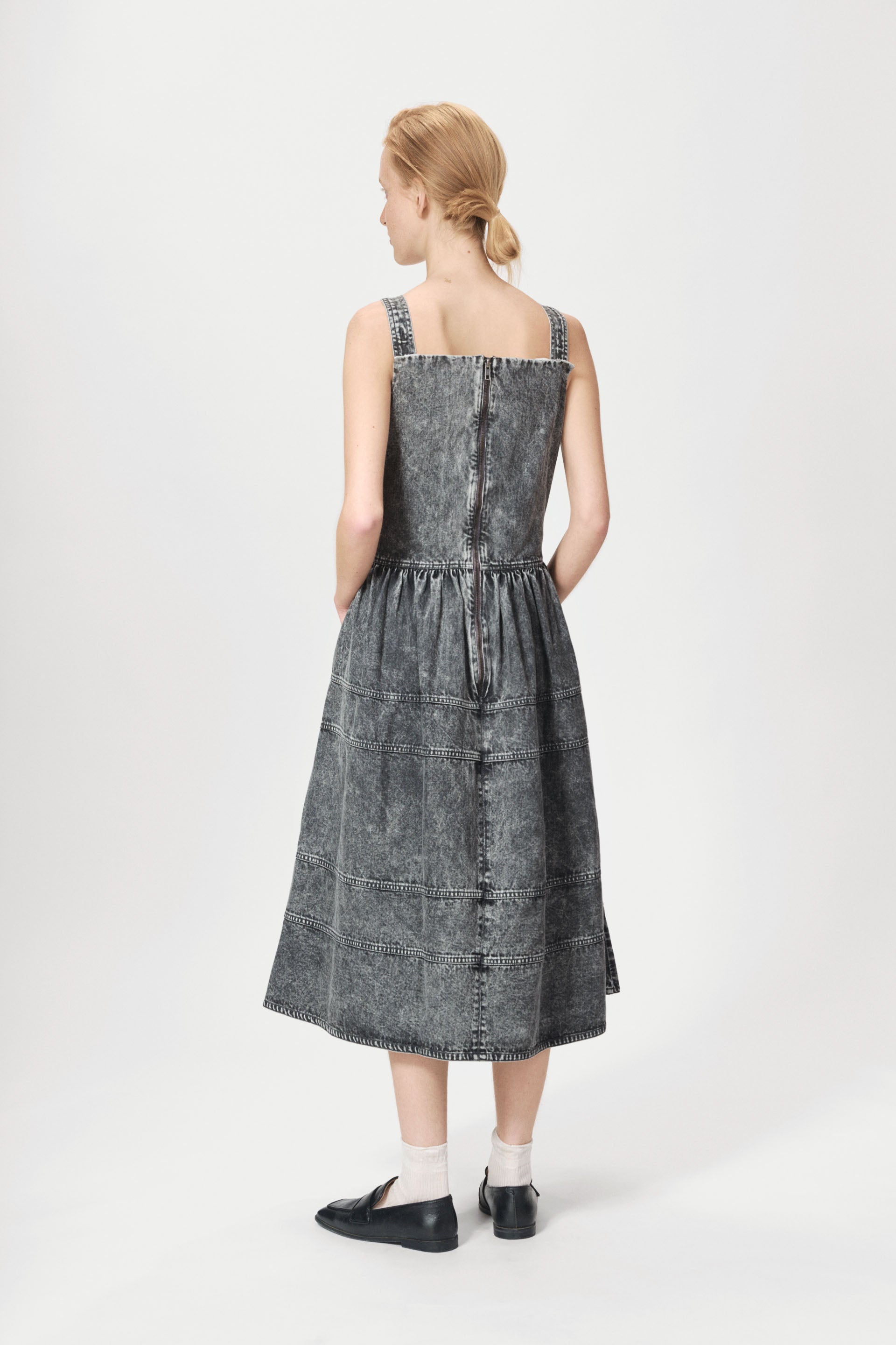 nué notes Brasilia Dress Dresses 911 Black Marble