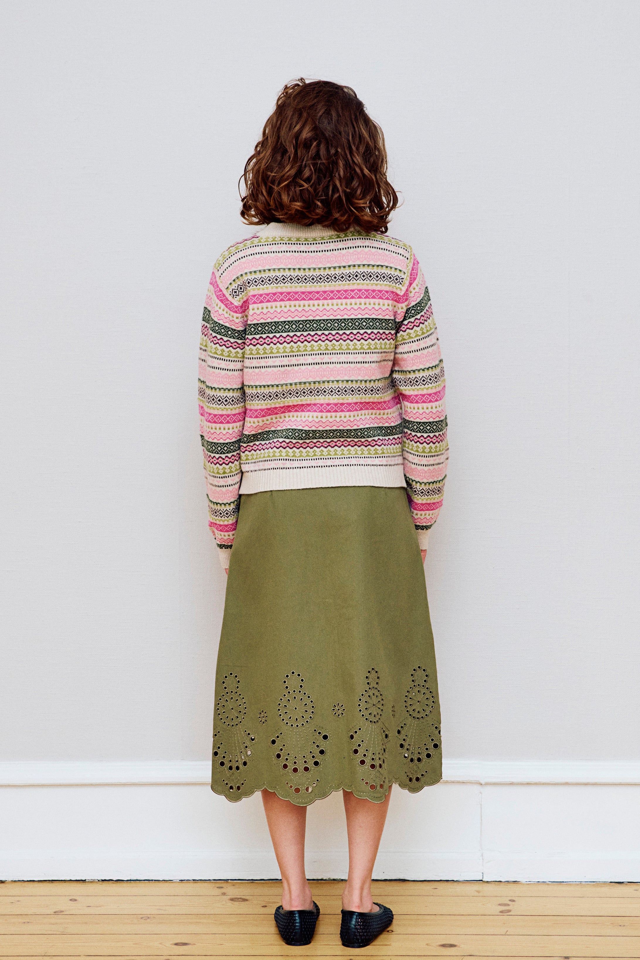 nué notes Burbank Skirt Skirt 641 Army