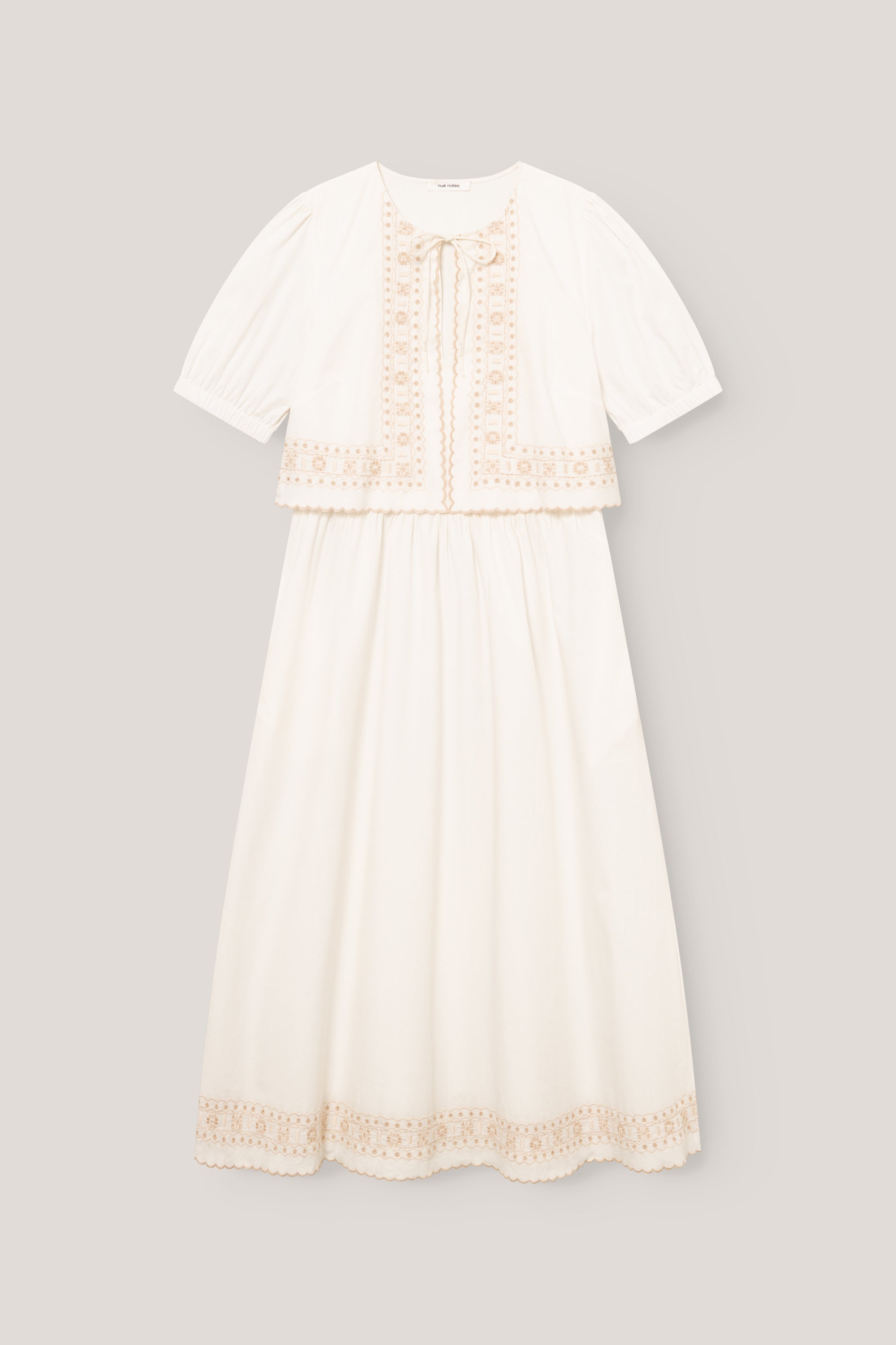 nué notes Cagua Dress Dresses 007 Egret