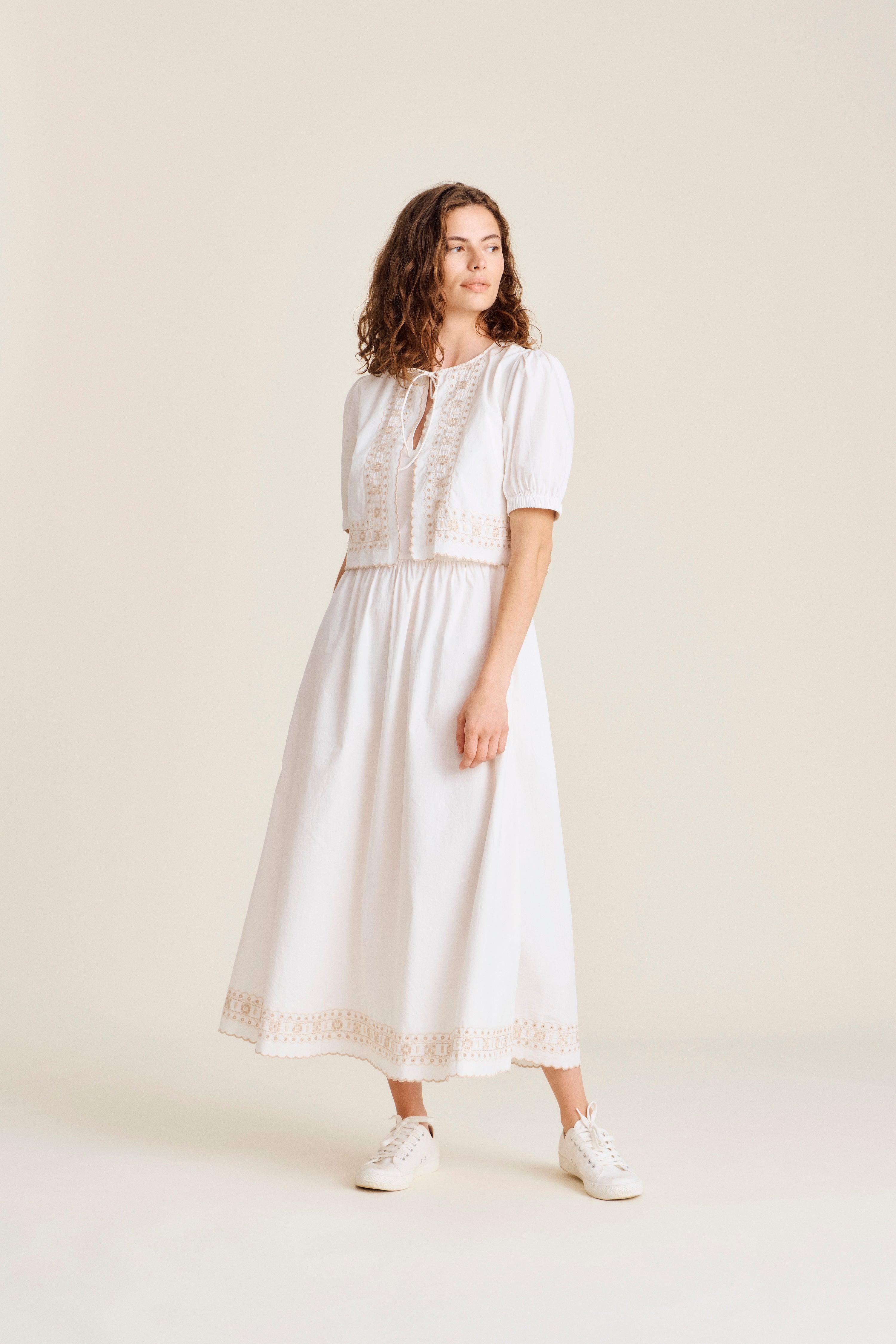 nué notes Cagua Dress Dresses 007 Egret