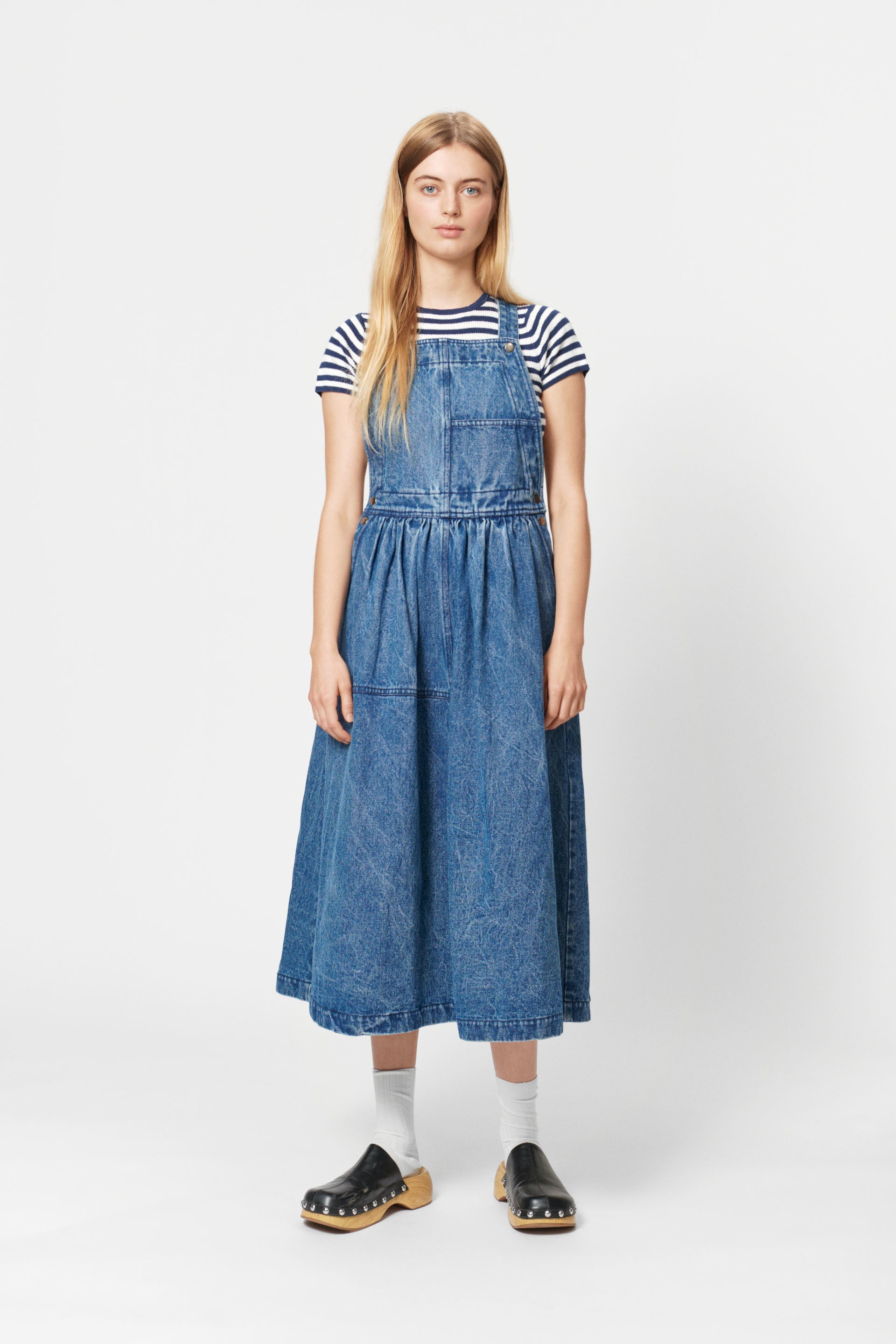 nué notes Calais Dress Dresses 406 Denim Blue