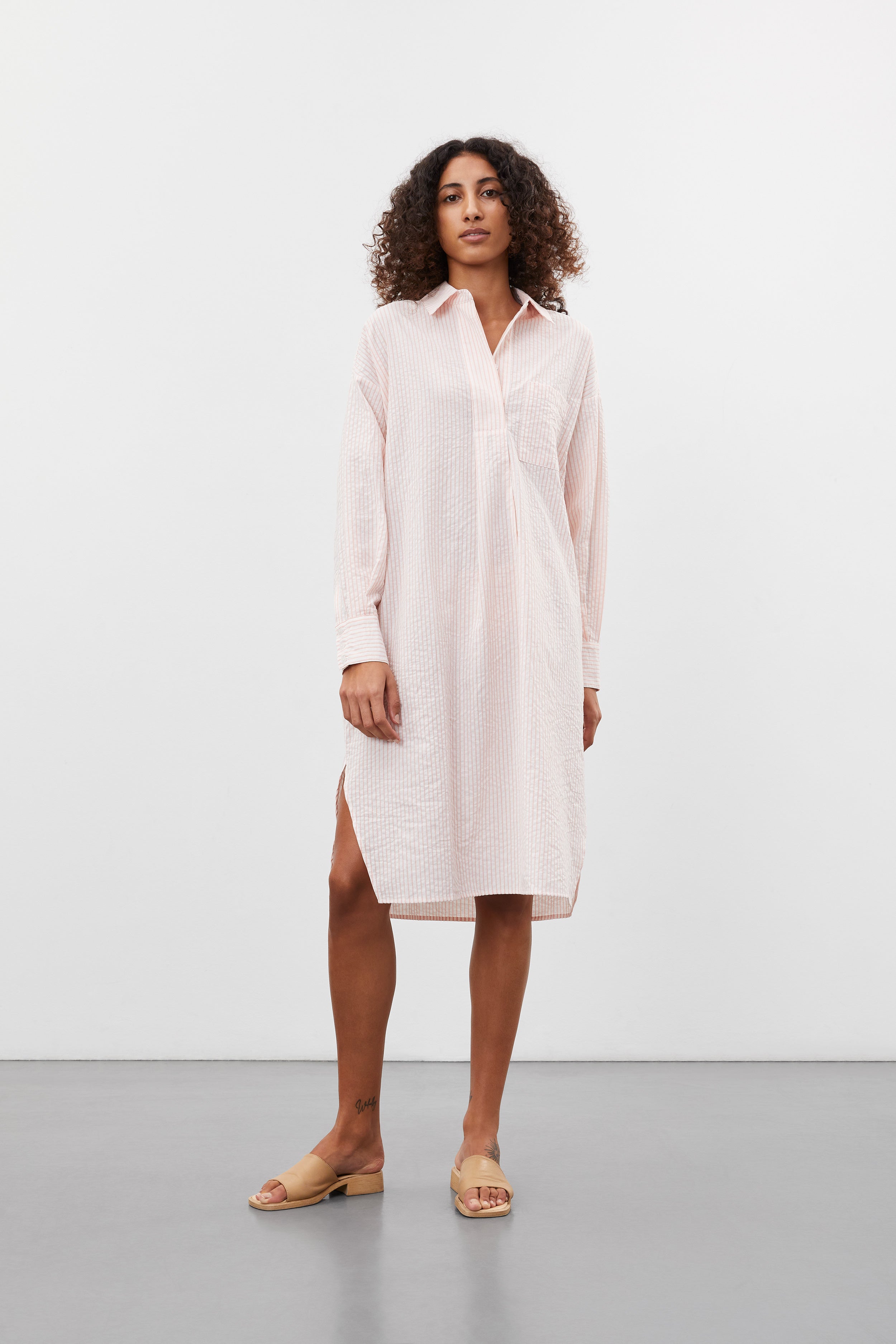 nué notes Chay Dress - Pink Stripe Dresses 380 Pink Stripe