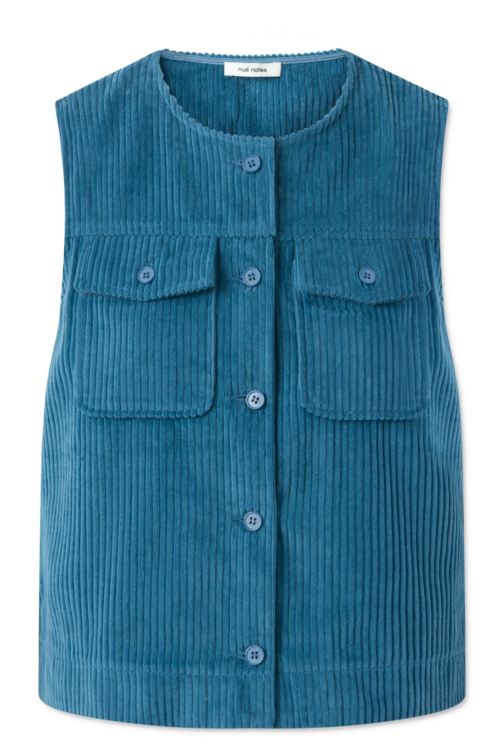 nué notes Christopher Coat - Blue Steel Vest 464 Blue Steel