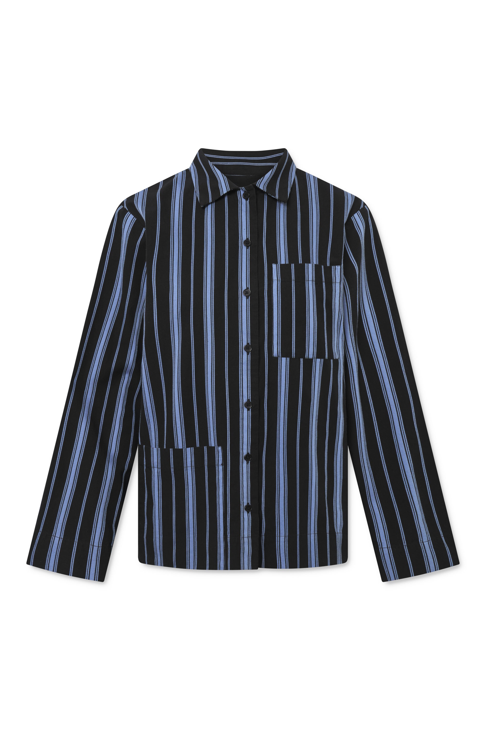 nué notes Clovis Shirt SHIRTS 550 Dark Blue Stripe