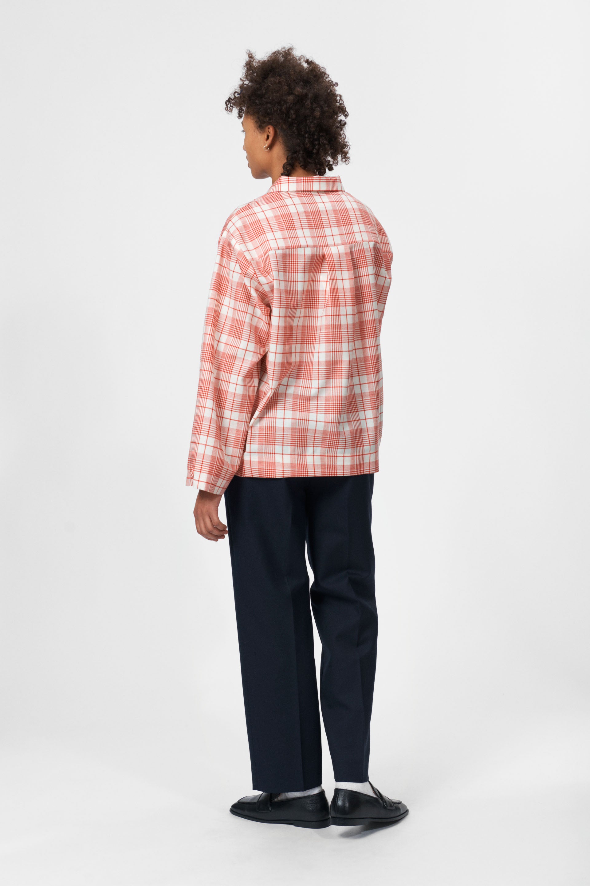 nué notes Clovis Shirt Shirt 384 Red Check