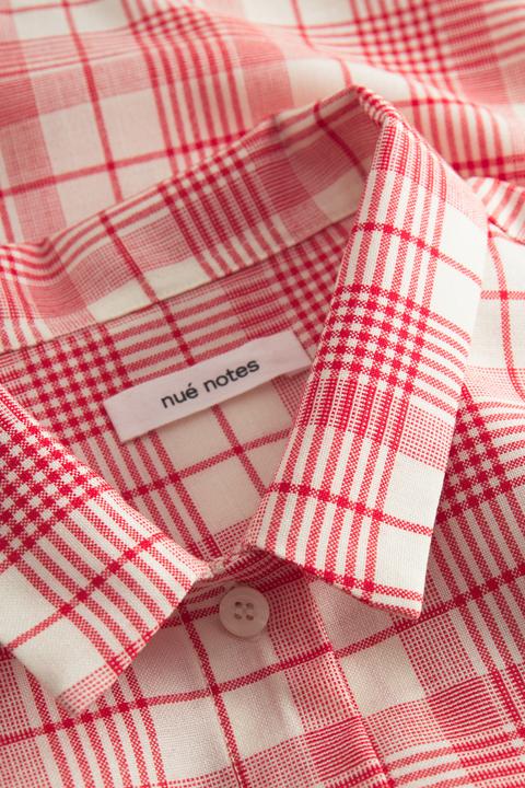 nué notes Clovis Shirt Shirt 384 Red Check