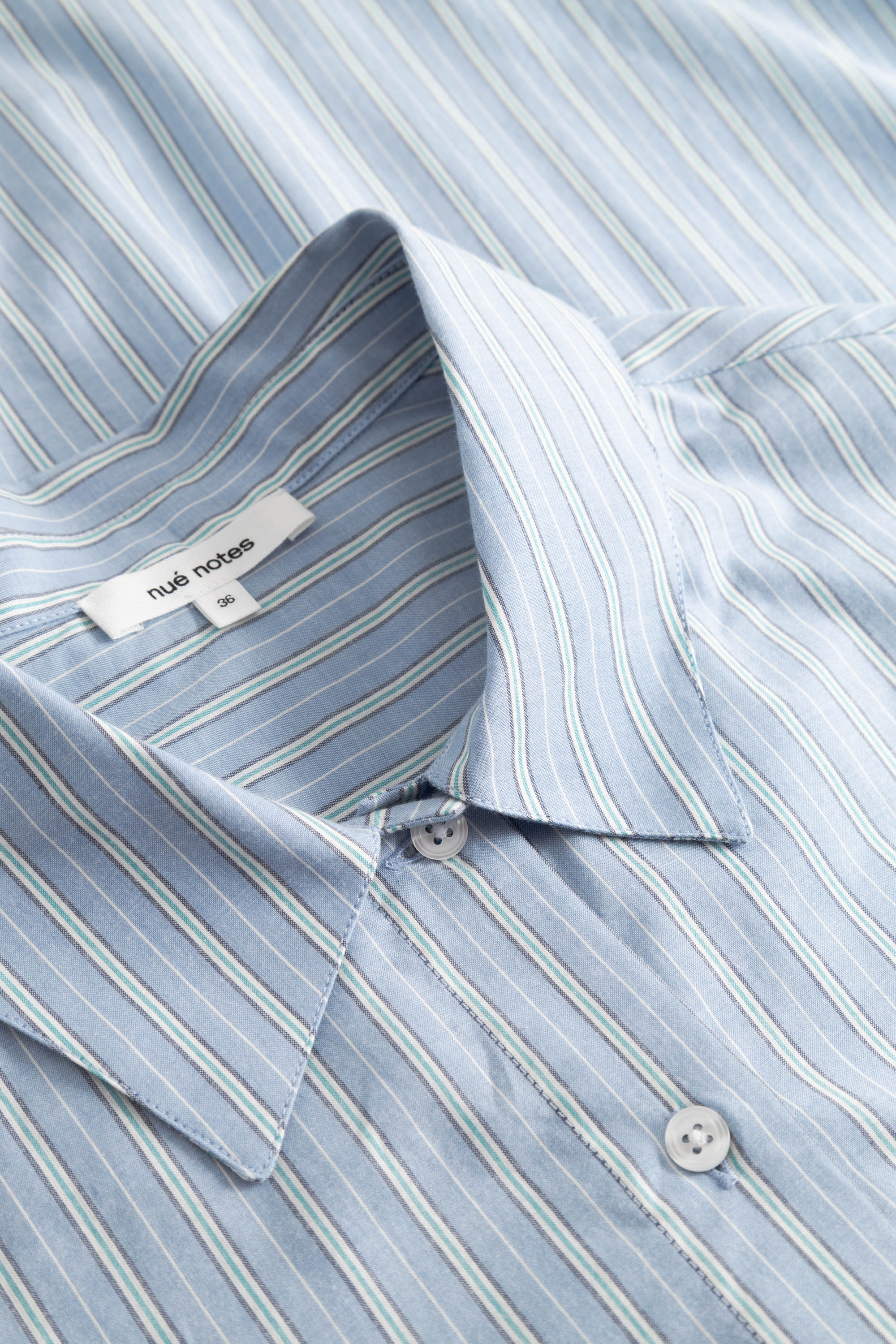 nué notes Clovis Shirt Shirts 480 Smoke Blue