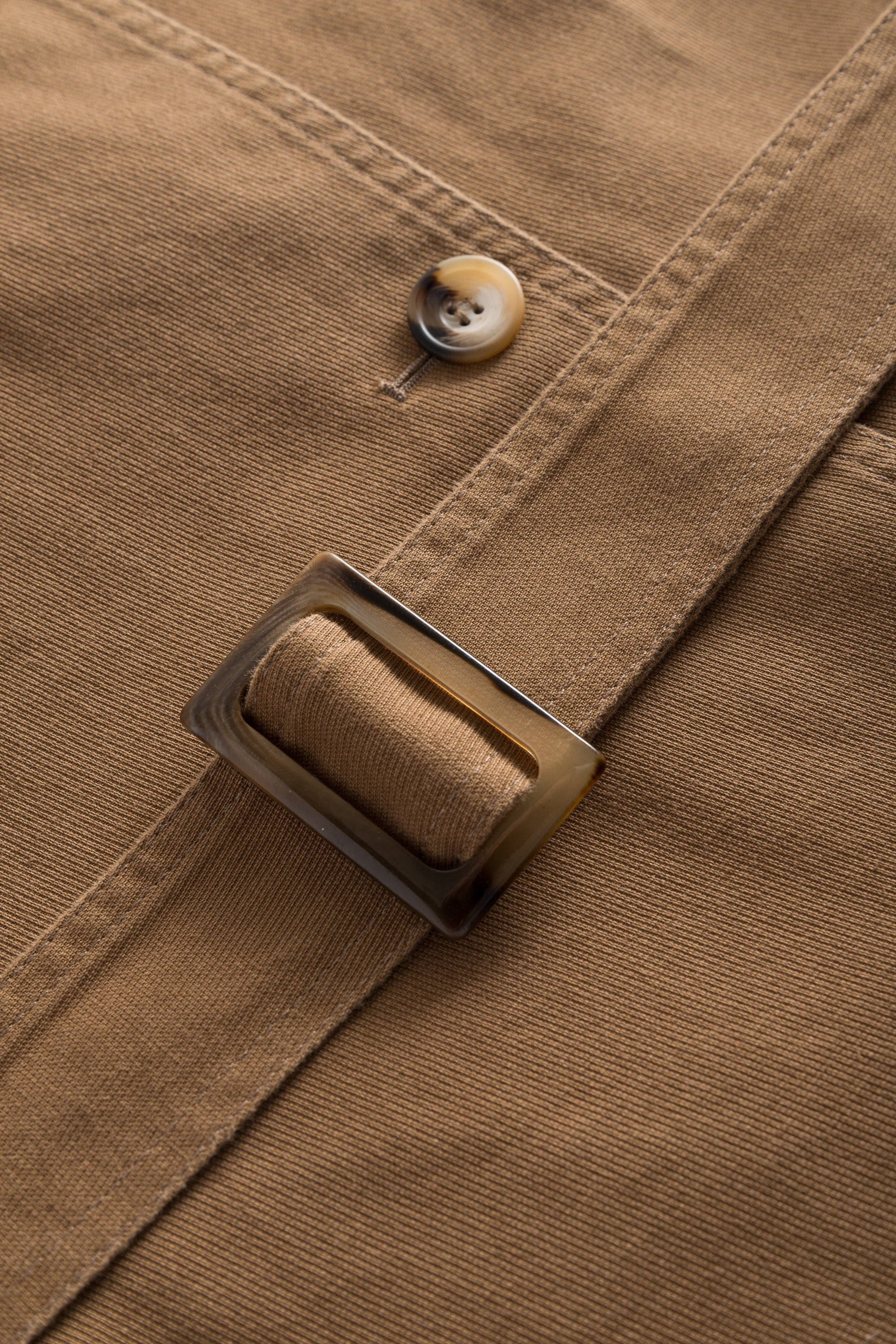 nué notes Como Coat - Brown Kangaroo Outerwear 715 Kangaroo