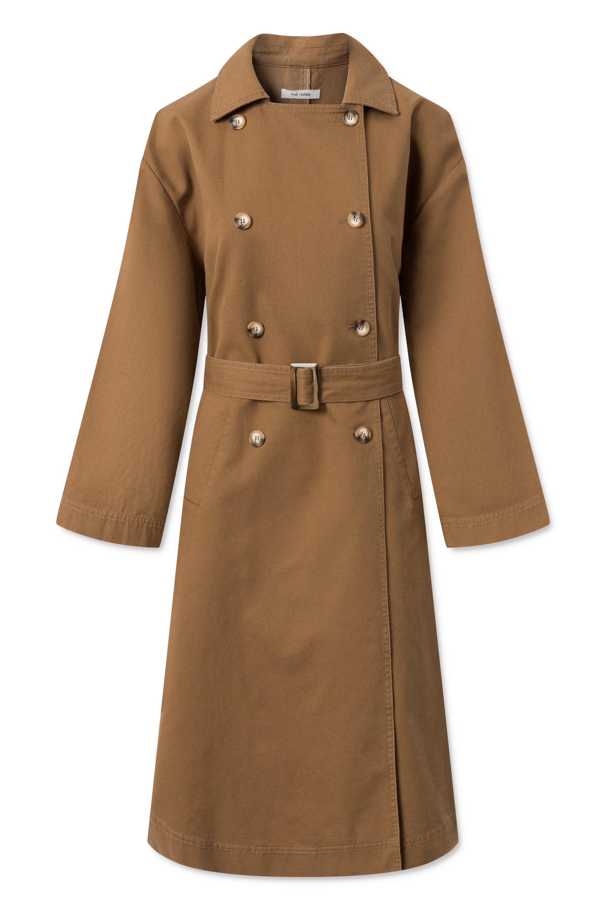 nué notes Como Coat - Brown Kangaroo Outerwear 715 Kangaroo