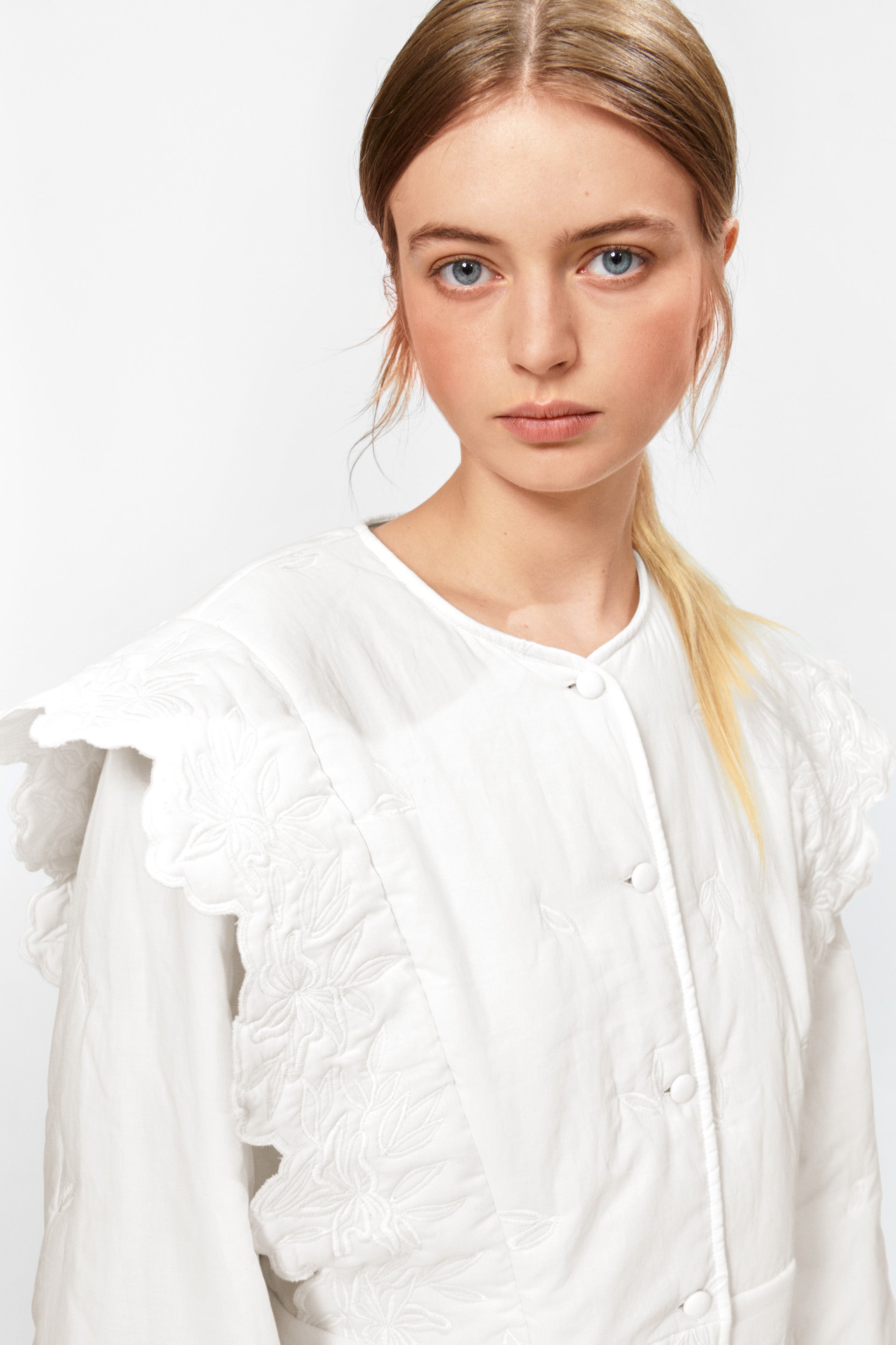 nué notes Earl Jacket Outerwear 007 Egret