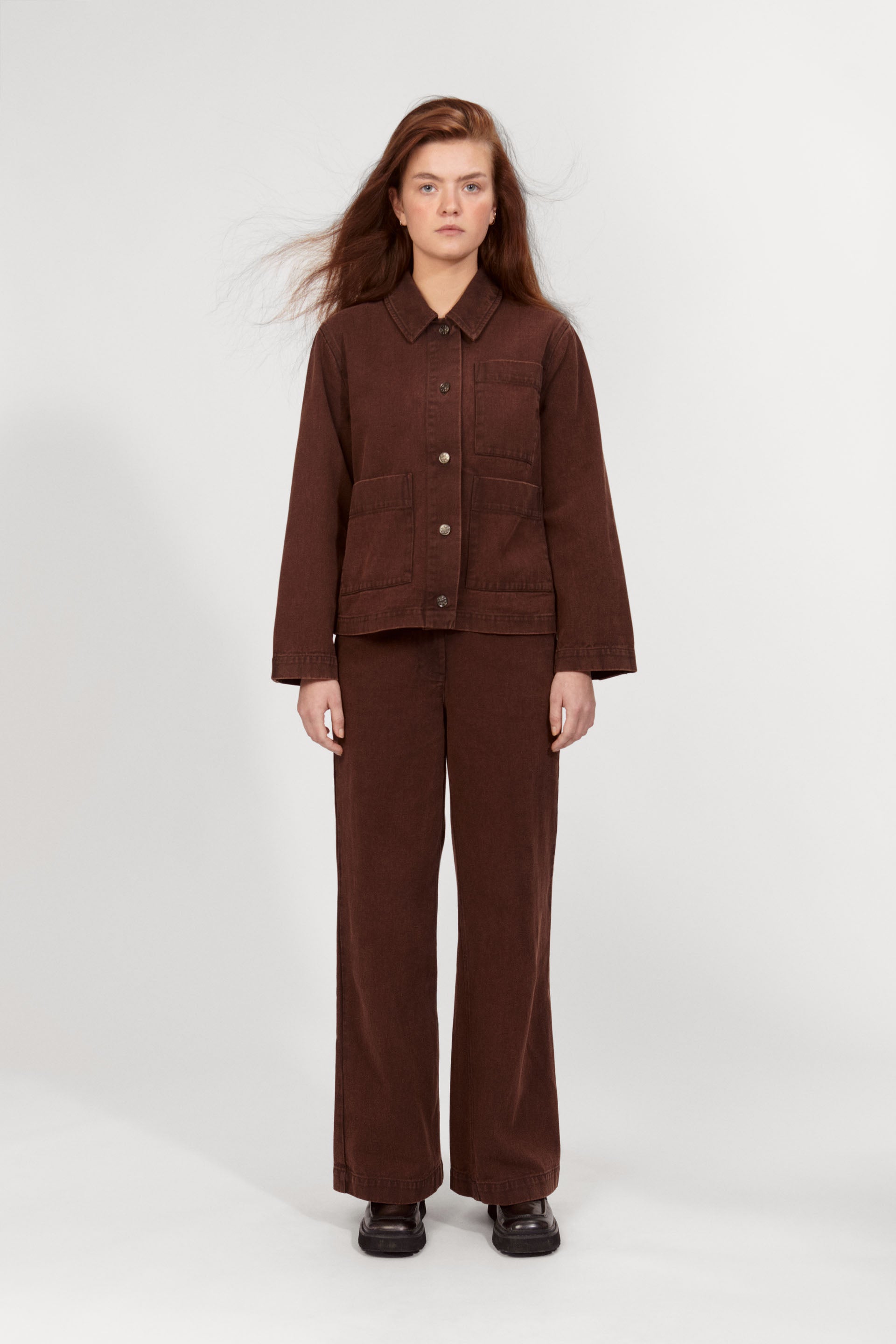 nué notes Enzo Jacket Outerwear 755 Coffee Bean