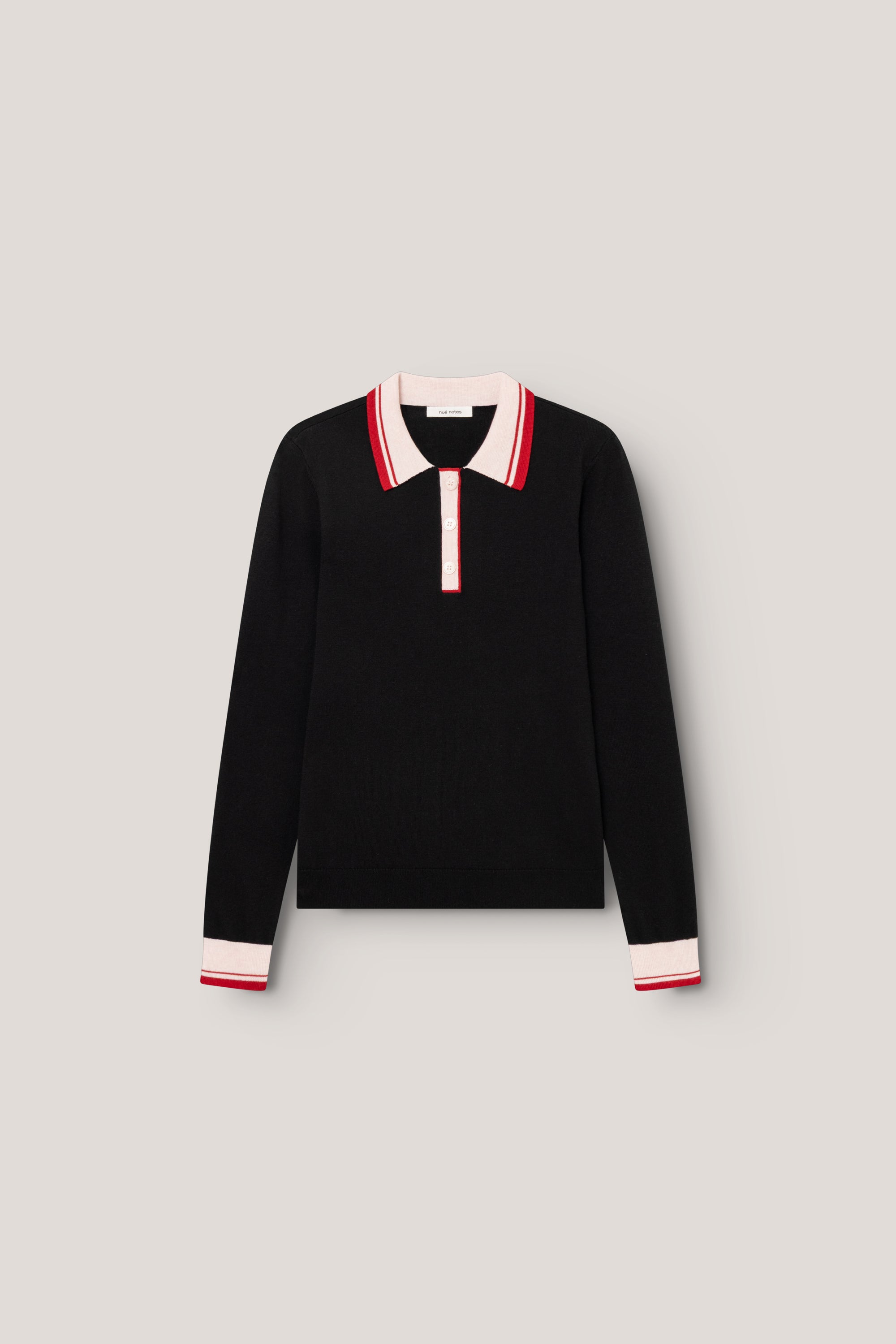 nué notes Eureka Poloshirt Poloshirt 999 Black