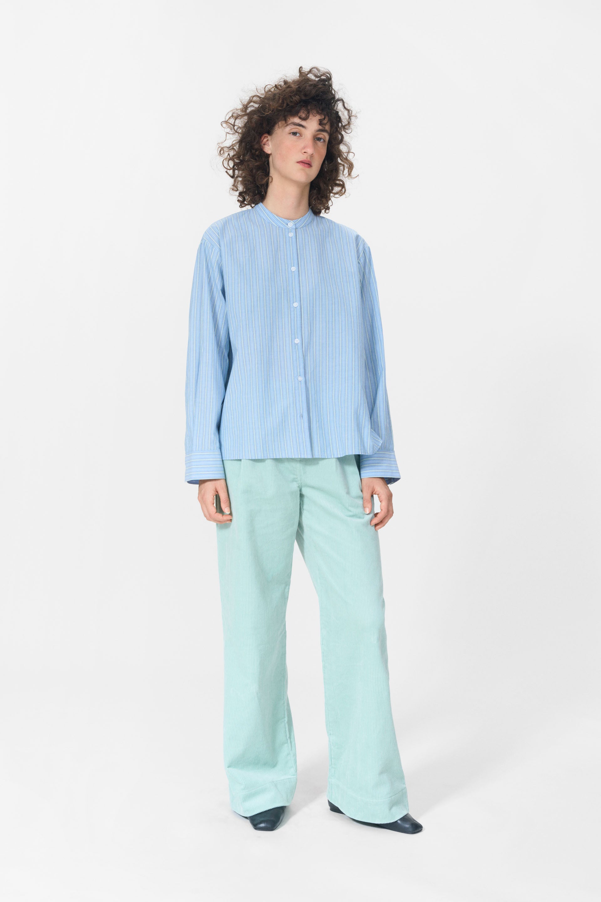 nué notes Florian Shirt Shirts 480 Smoke Blue