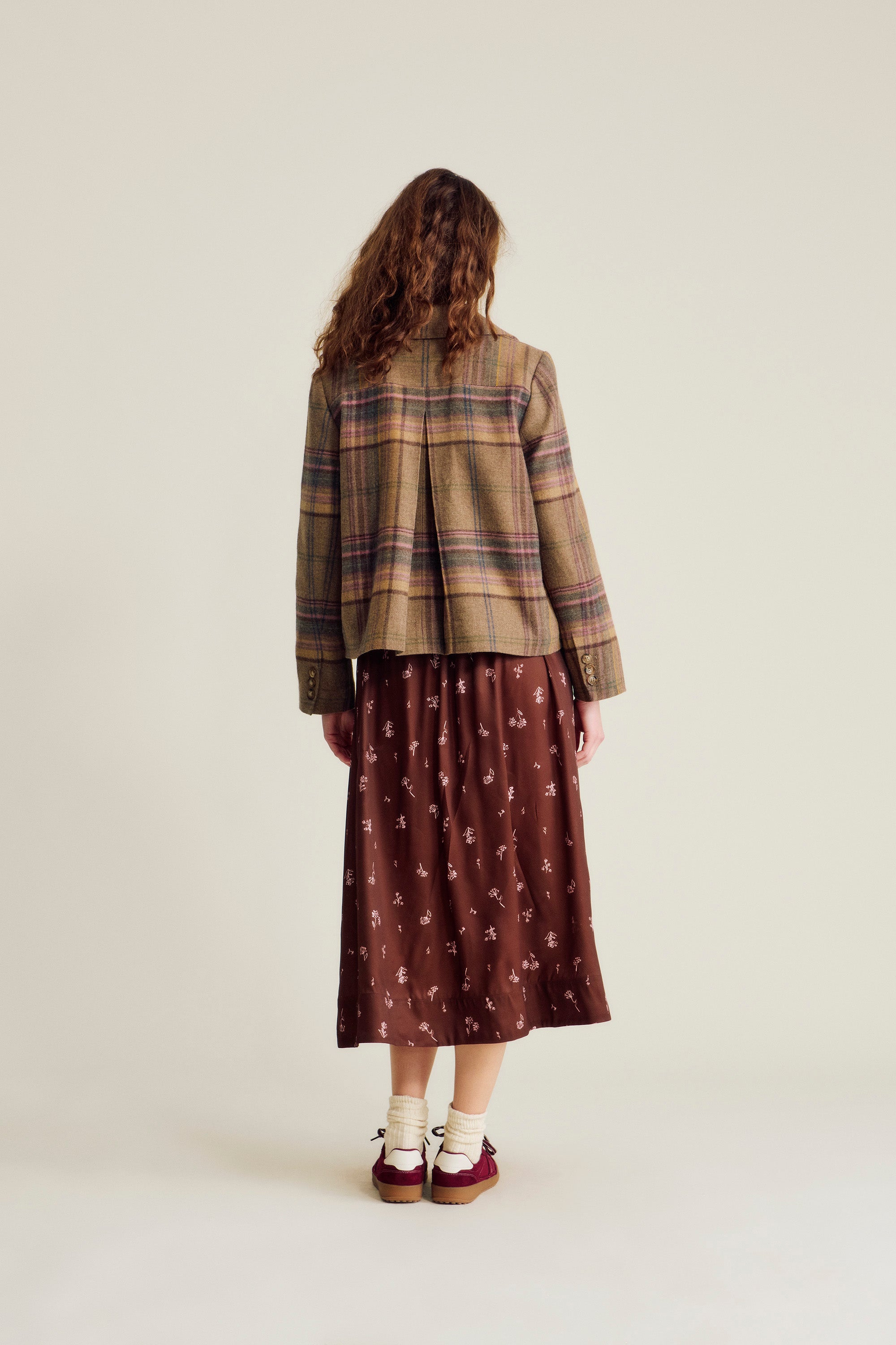 nué notes Frank Jacket Jacket 914 Chestnut Pink Check