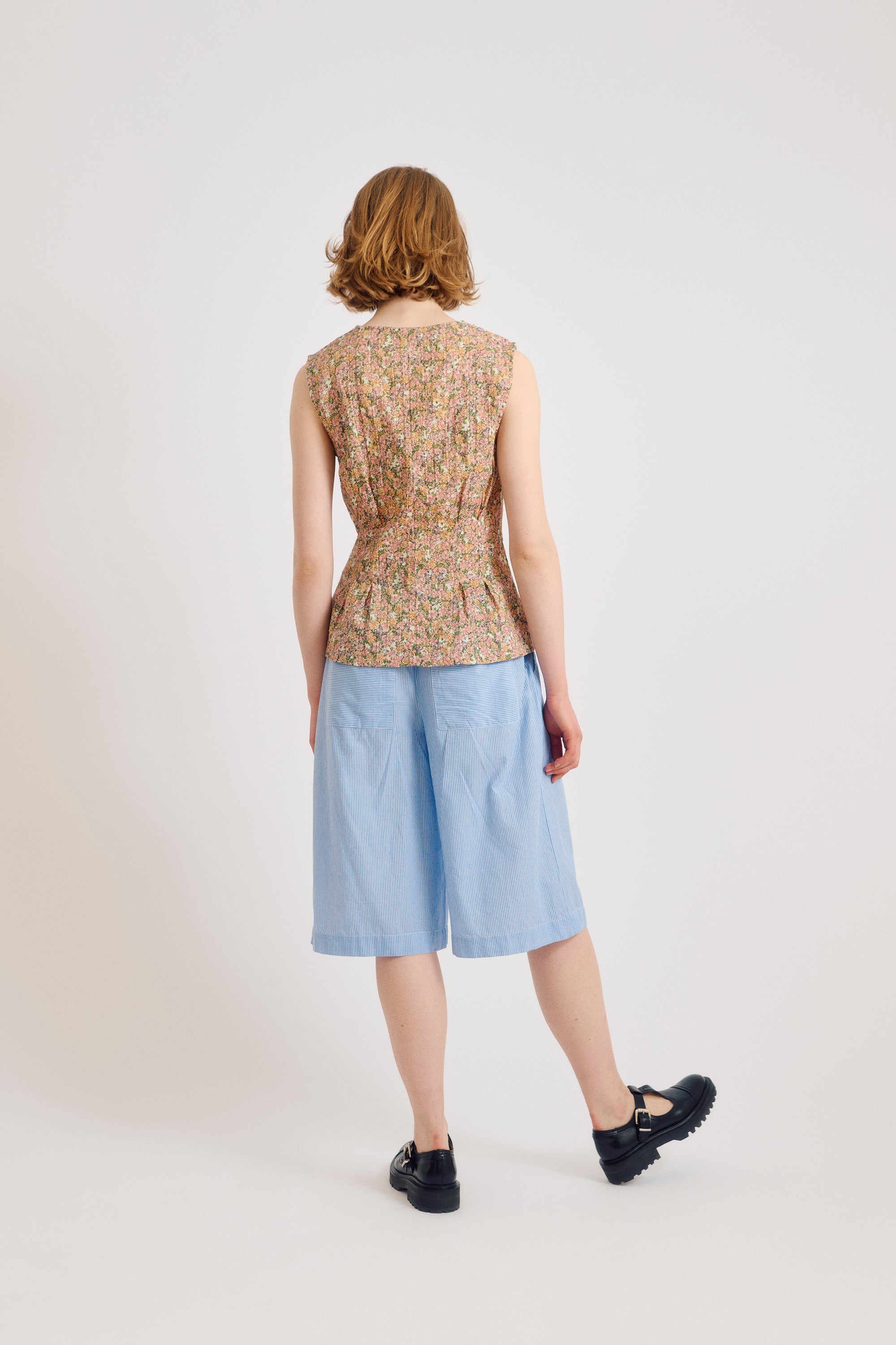 nué notes Giza Shorts Shorts 575 Blue Stripe Mix
