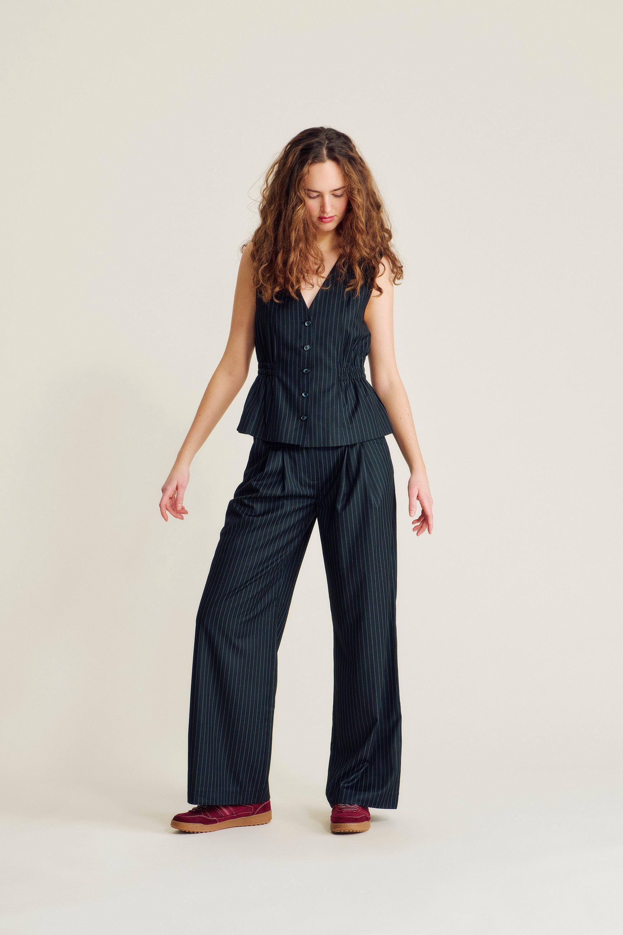 nué notes Gracefield Vest Vest 499 Navy