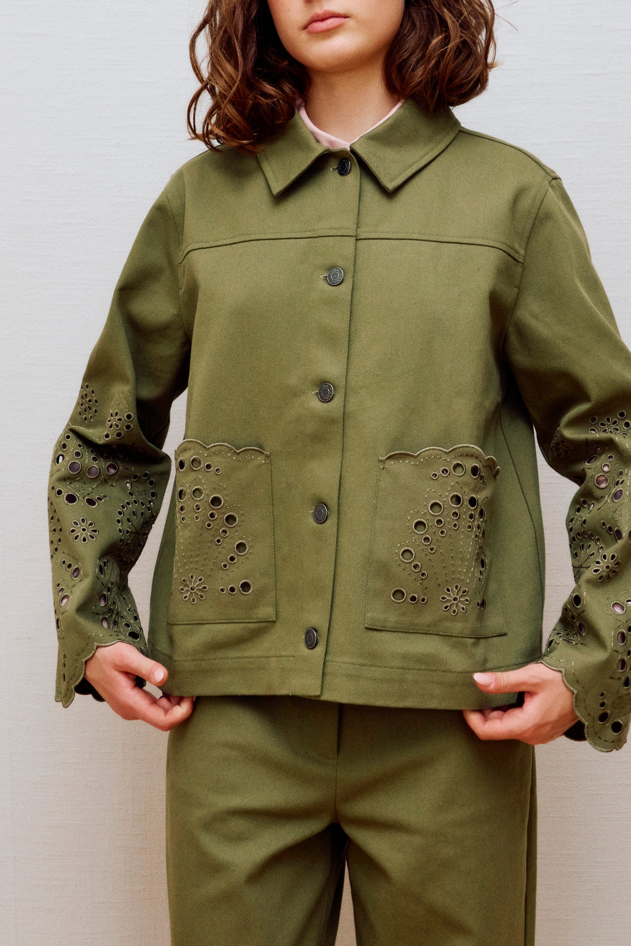 nué notes Grenada Jacket Outerwear 641 Army