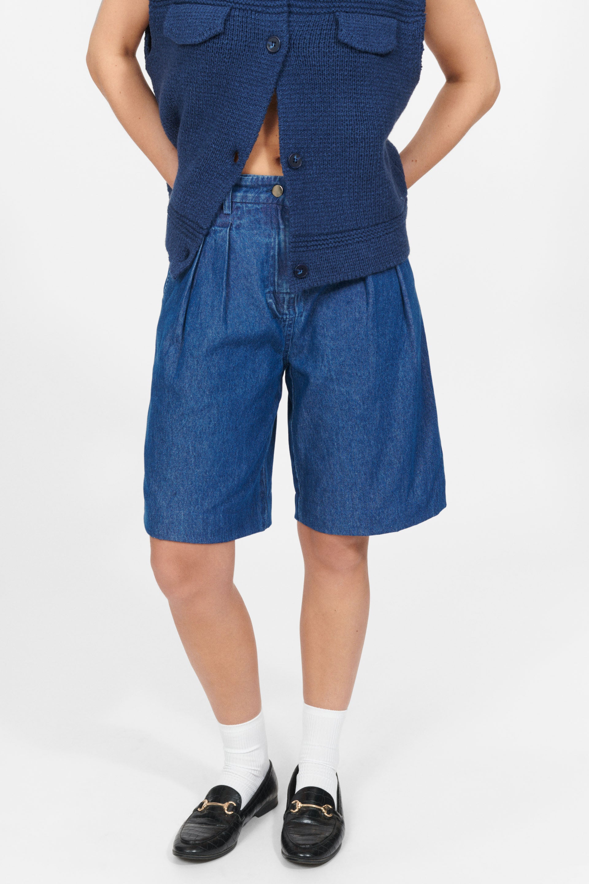 nué notes Hamburg Shorts SHORTS & SKIRTS 406 Denim Blue