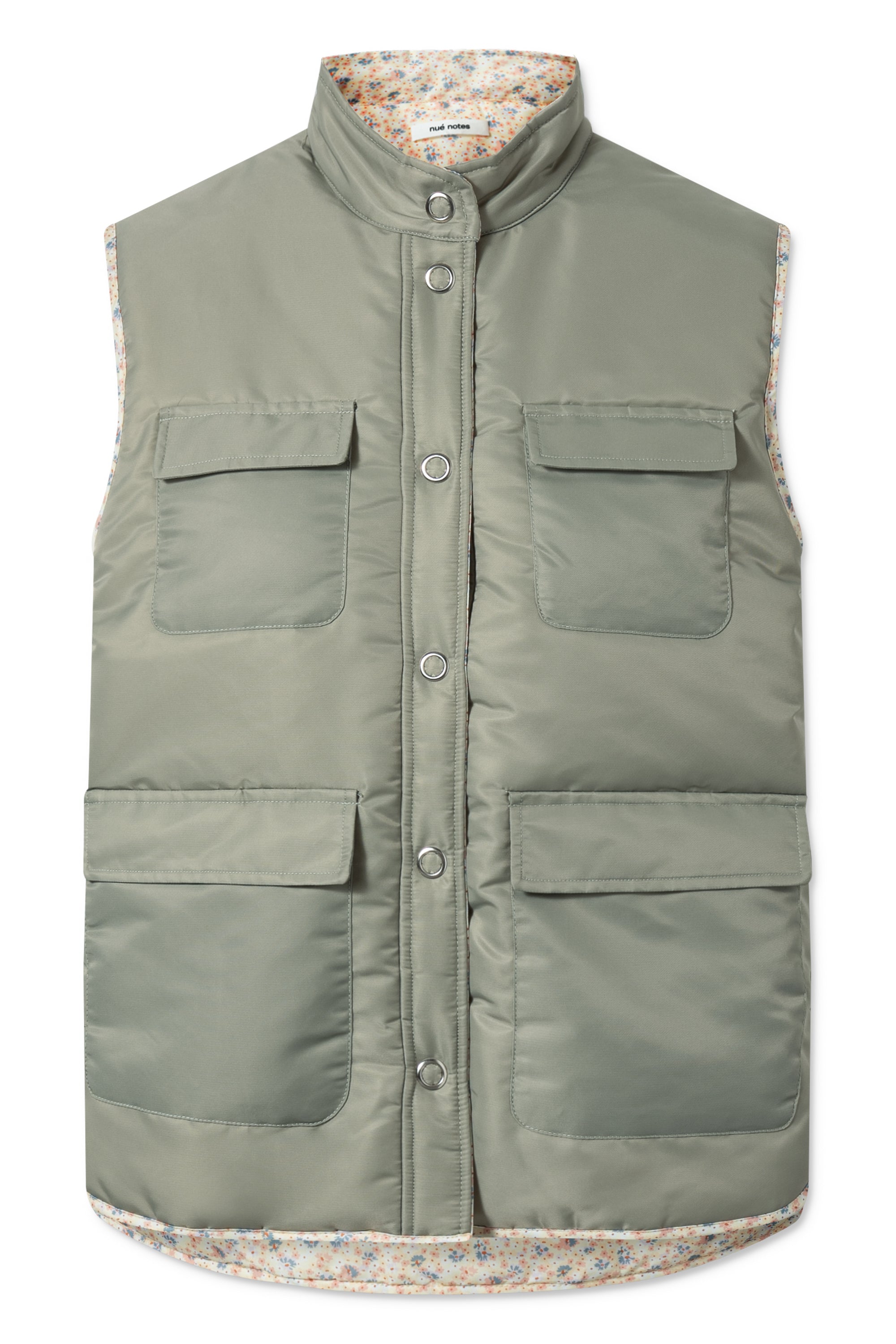 nué notes Hans Vest - Smoke Green Vest 644 Smoke Green