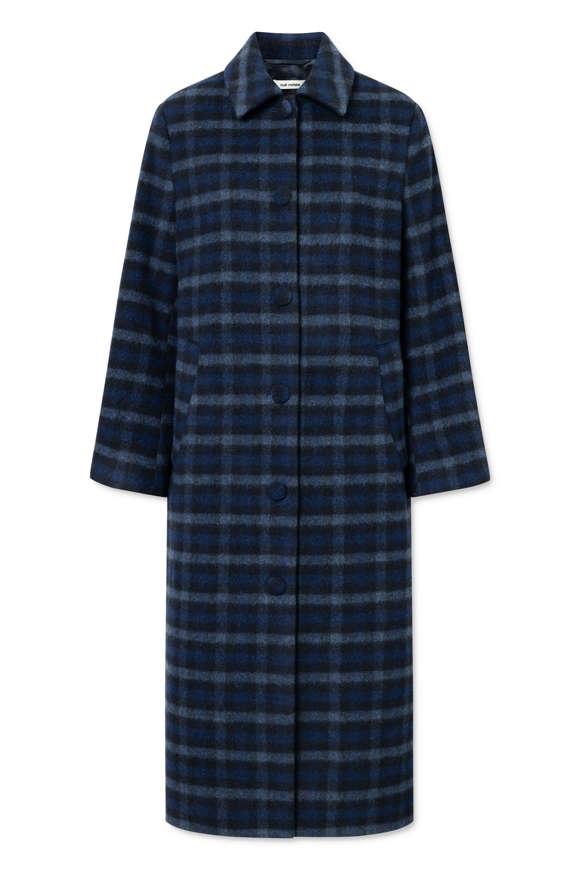 nué notes Helsinki Coat Coats 543 Navy Check