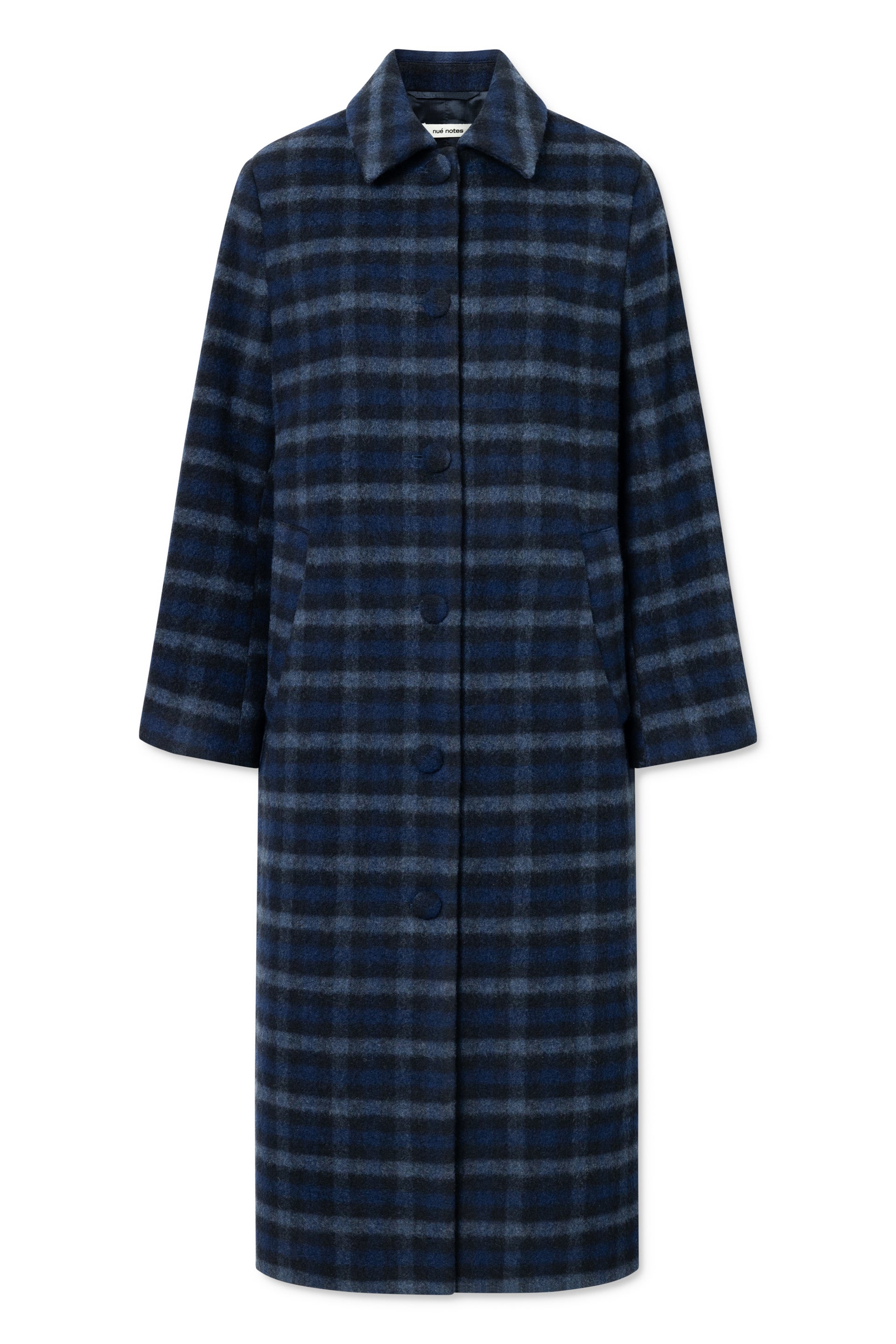 Helsinki Coat Navy Check
