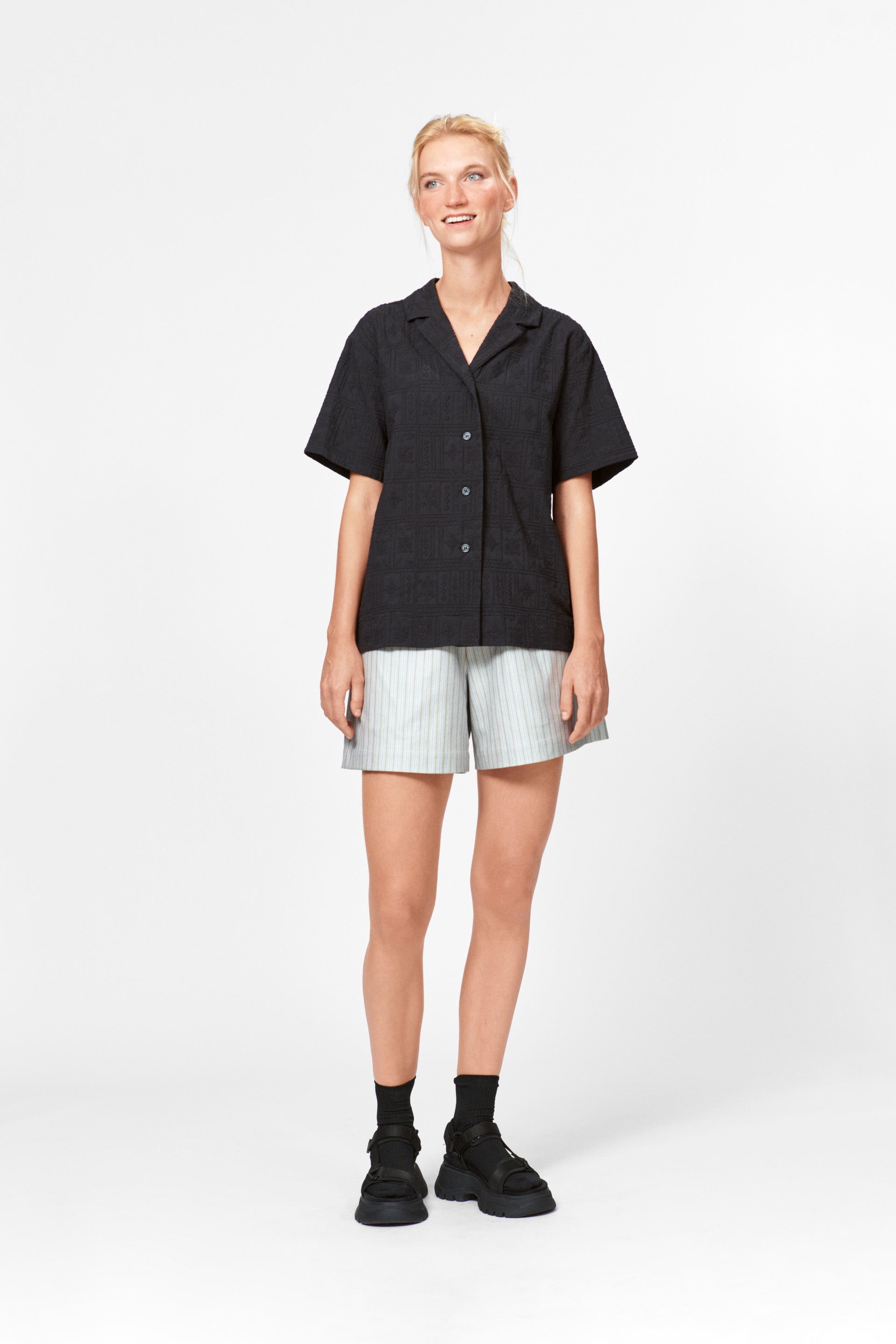 nué notes Henri Shirt SHIRTS 999 Black