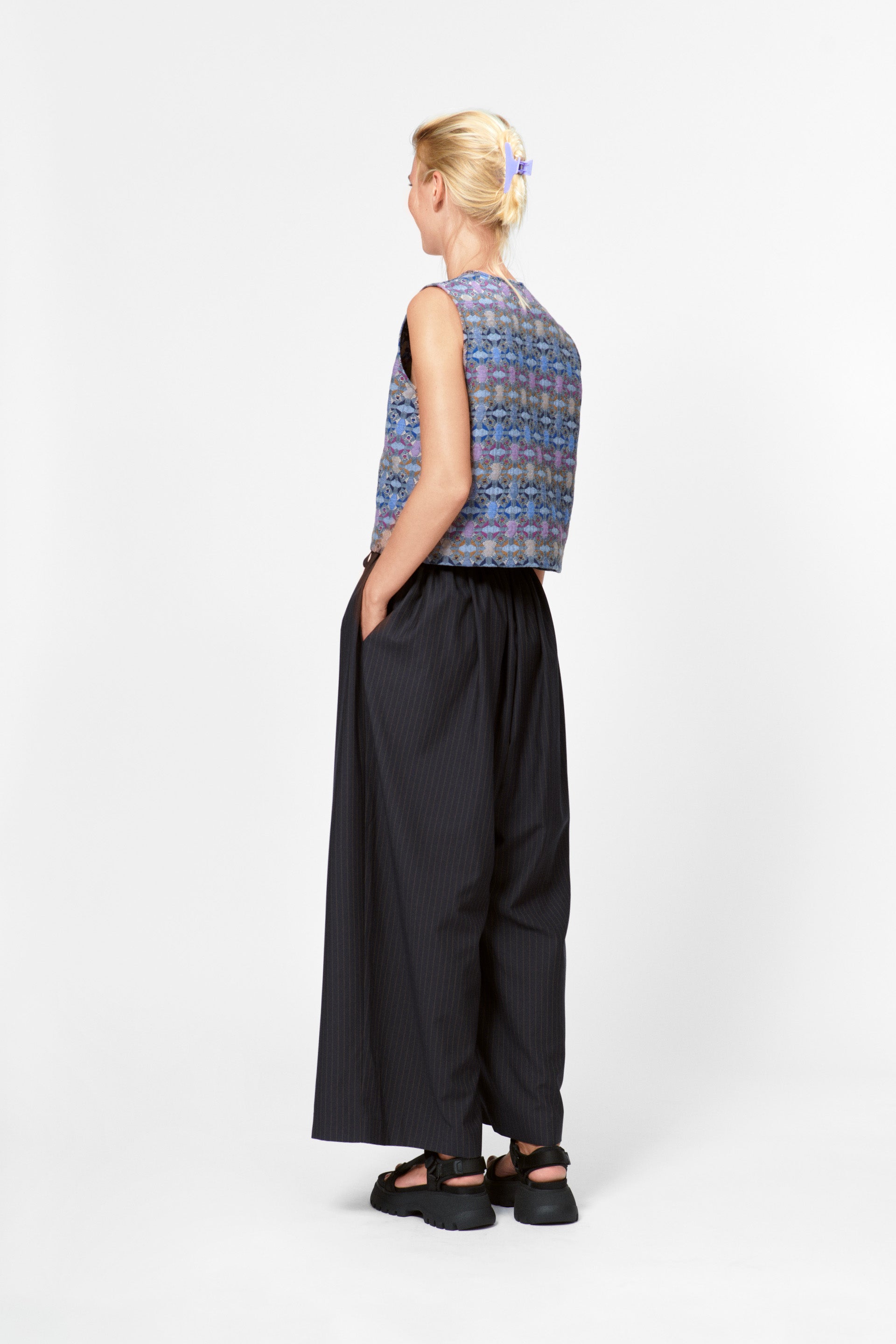 nué notes Jasper Vest BLOUSES 531 Multi Denim