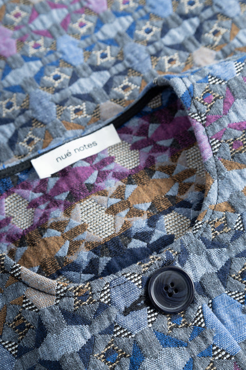 nué notes Jasper Vest BLOUSES 531 Multi Denim