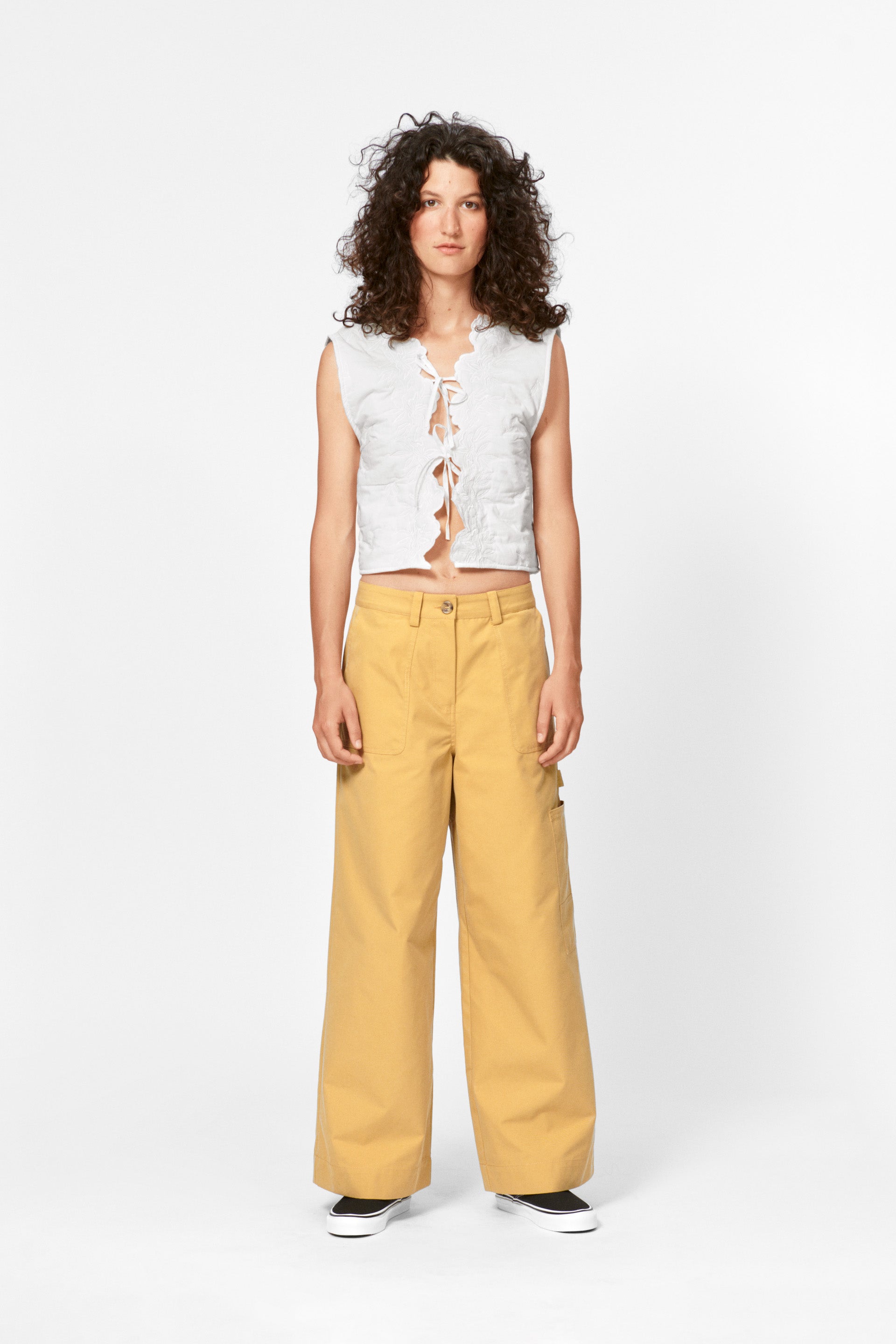 nué notes Jesse Vest Blouses 007 Egret