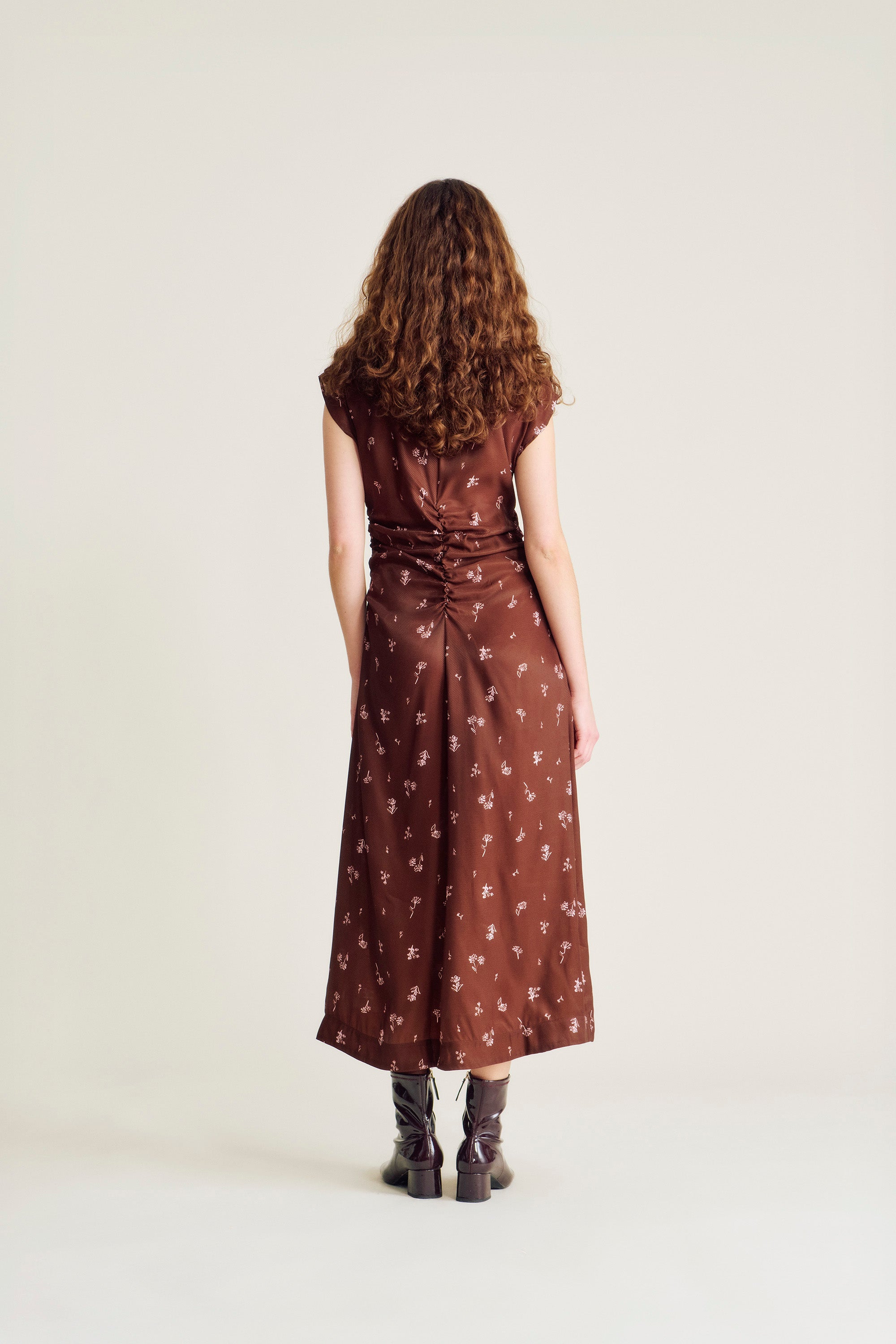 nué notes Juneau Dress Dress 769 Potting Soil Floral