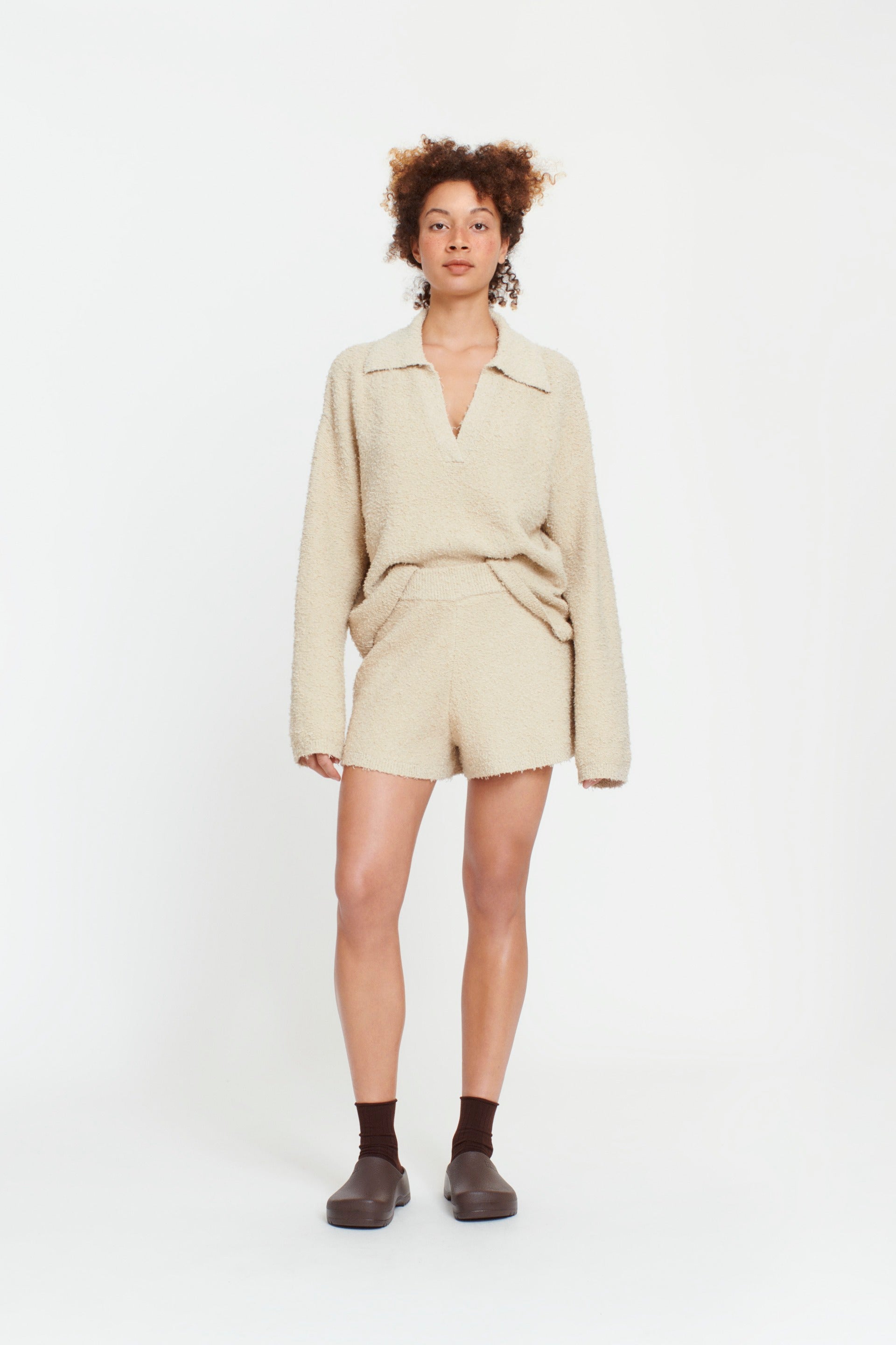 nué notes Leo Polo Knitwear 007 Egret