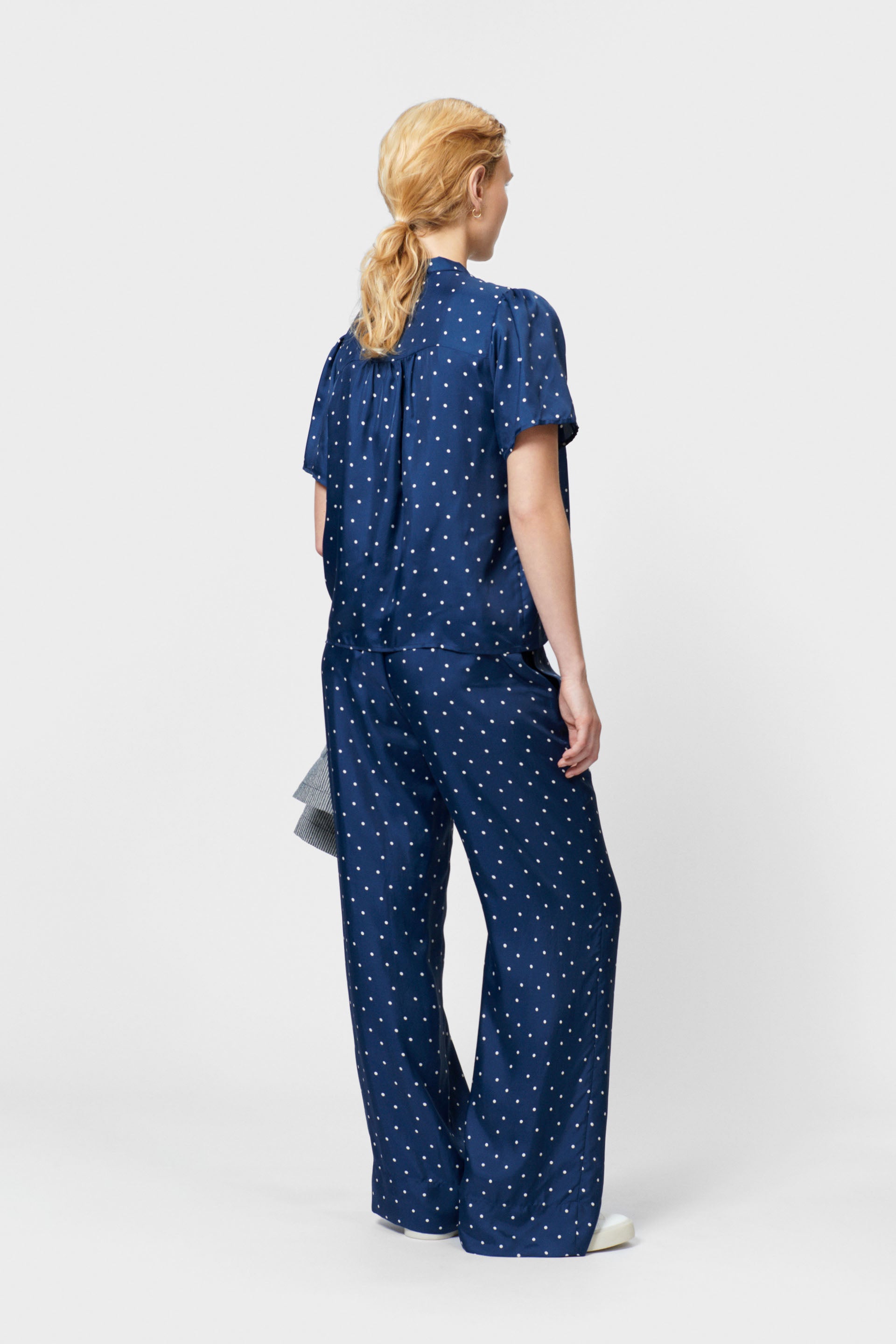 nué notes Lucas Blouse BLOUSES 947 Polka Navy