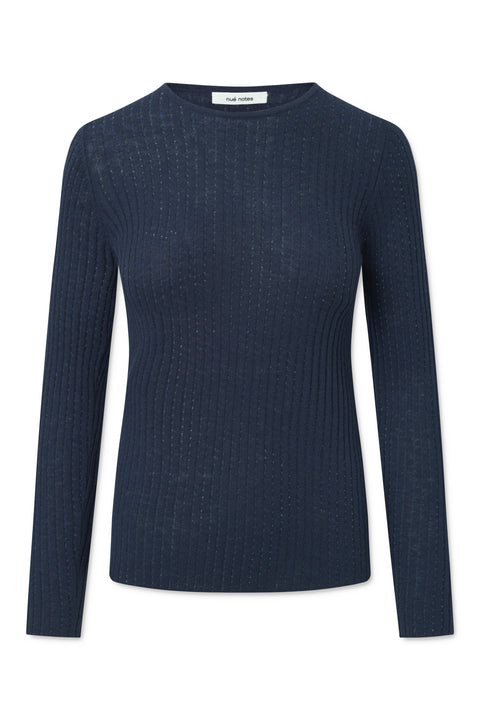 nué notes Magnus Knitwear 499 Navy
