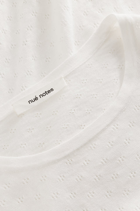 nué notes Magnus T-Shirt Blouses 007 Egret