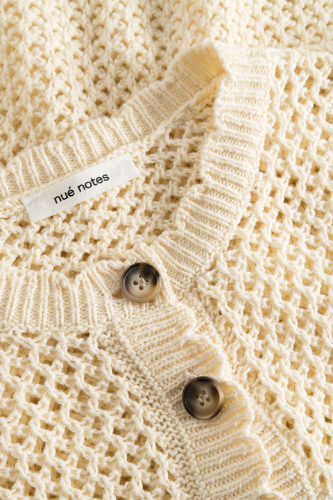 nué notes Manuel Cardigan Knitwear 008 Cloud Cream