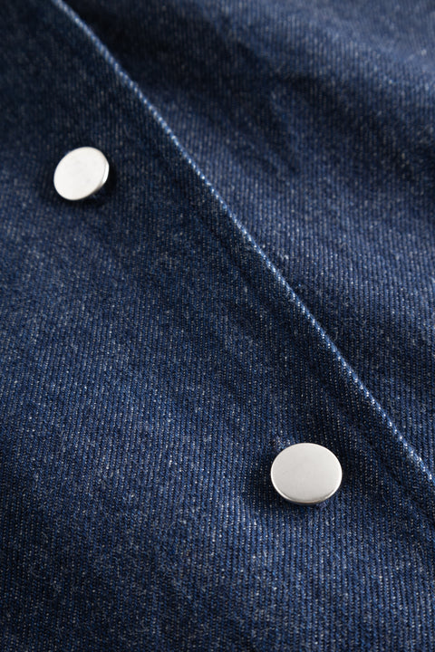 nué notes Maxa Vest OUTERWEAR 447 Dark Denim