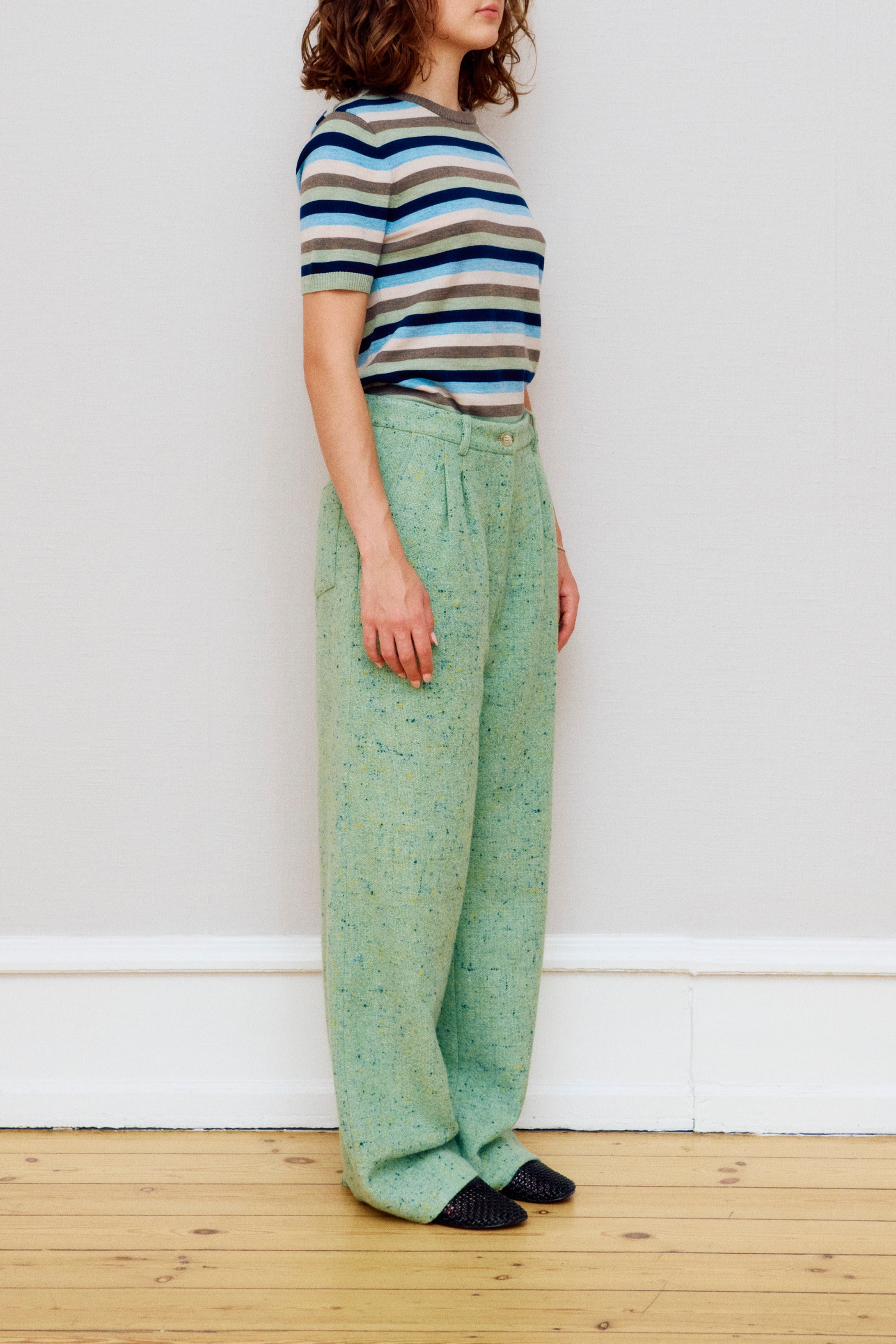 nué notes Mirabel Crewneck Crewneck 965  Multi Stripe