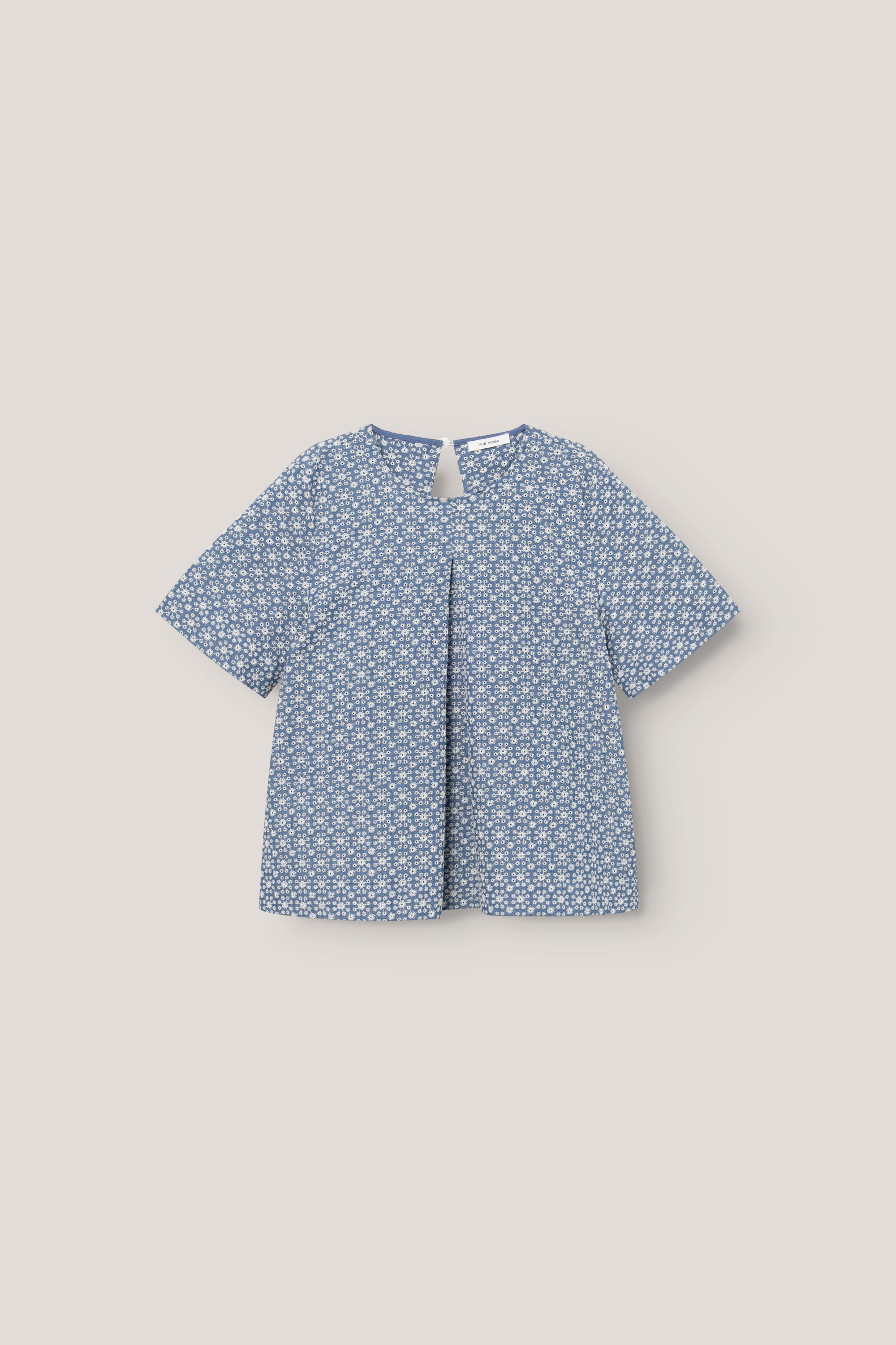 nué notes Montgomery Blouse Blouses 565 White Flower Denim